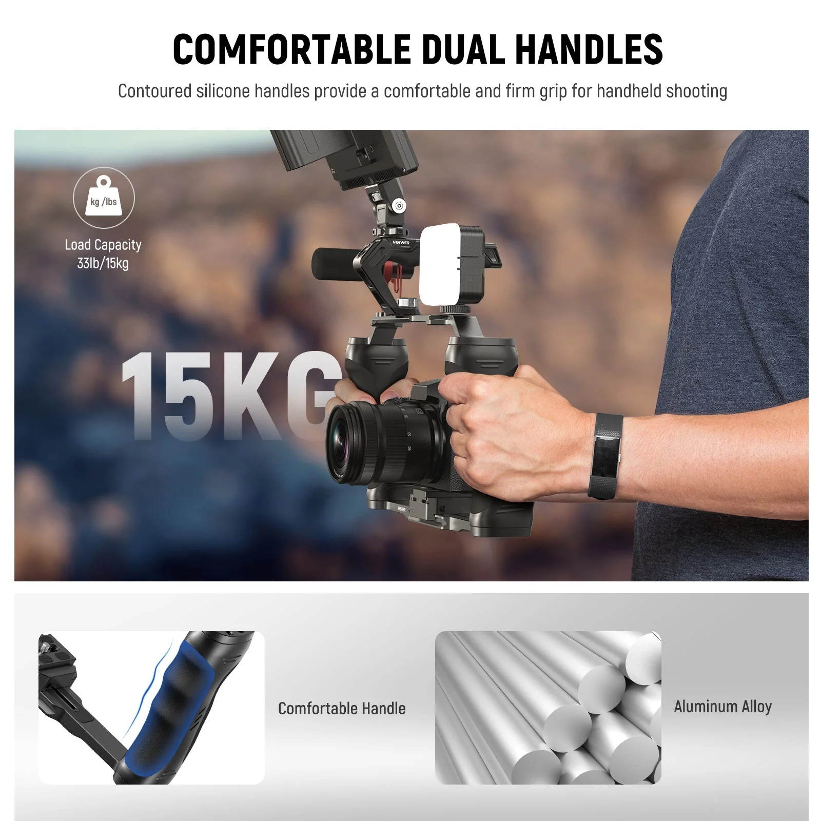 NEEWER CA077 Universal Video Camera Cage Rig - Image 4