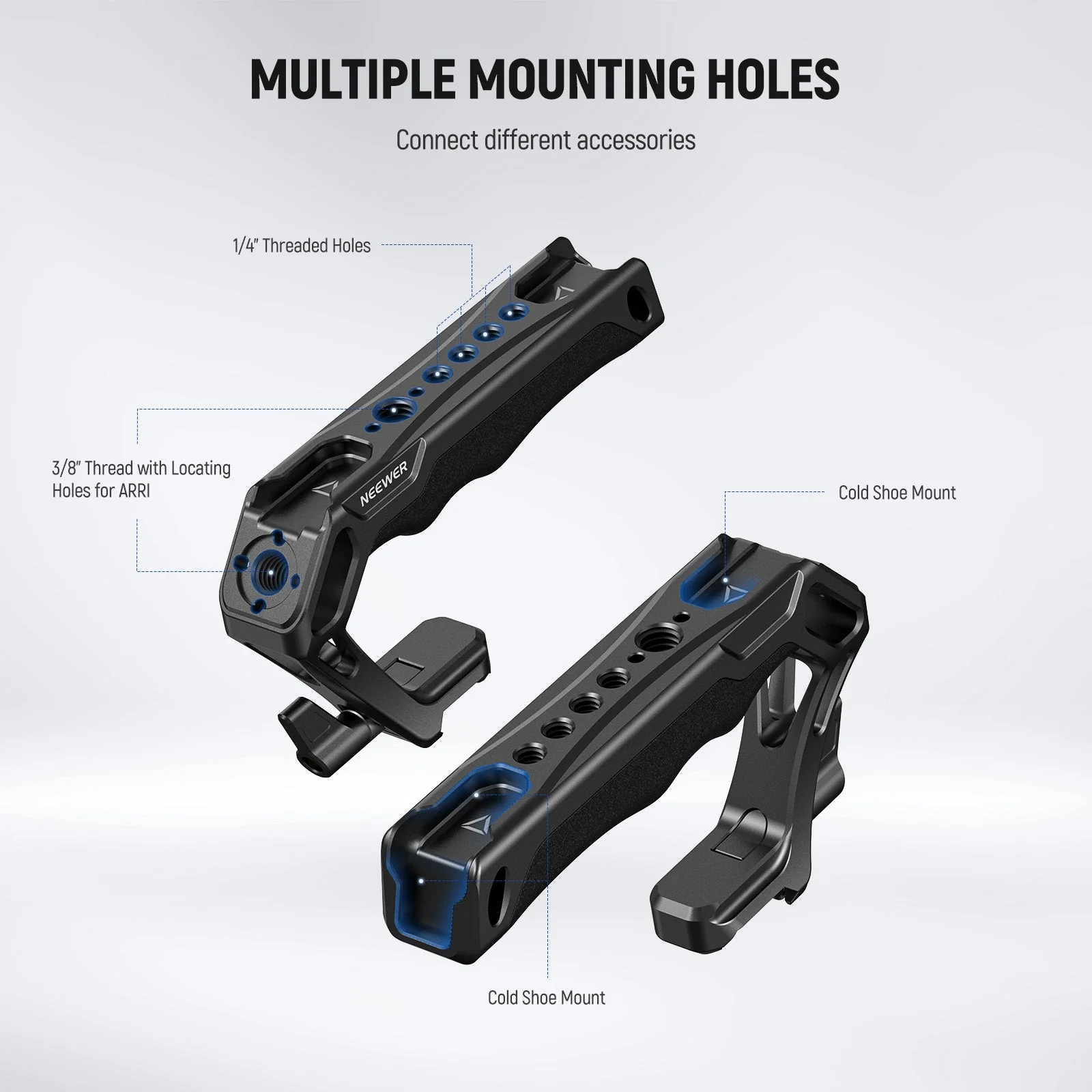 NEEWER CA103 NATO Top Handle Kit with Quick Release NATO Clamp - Image 2