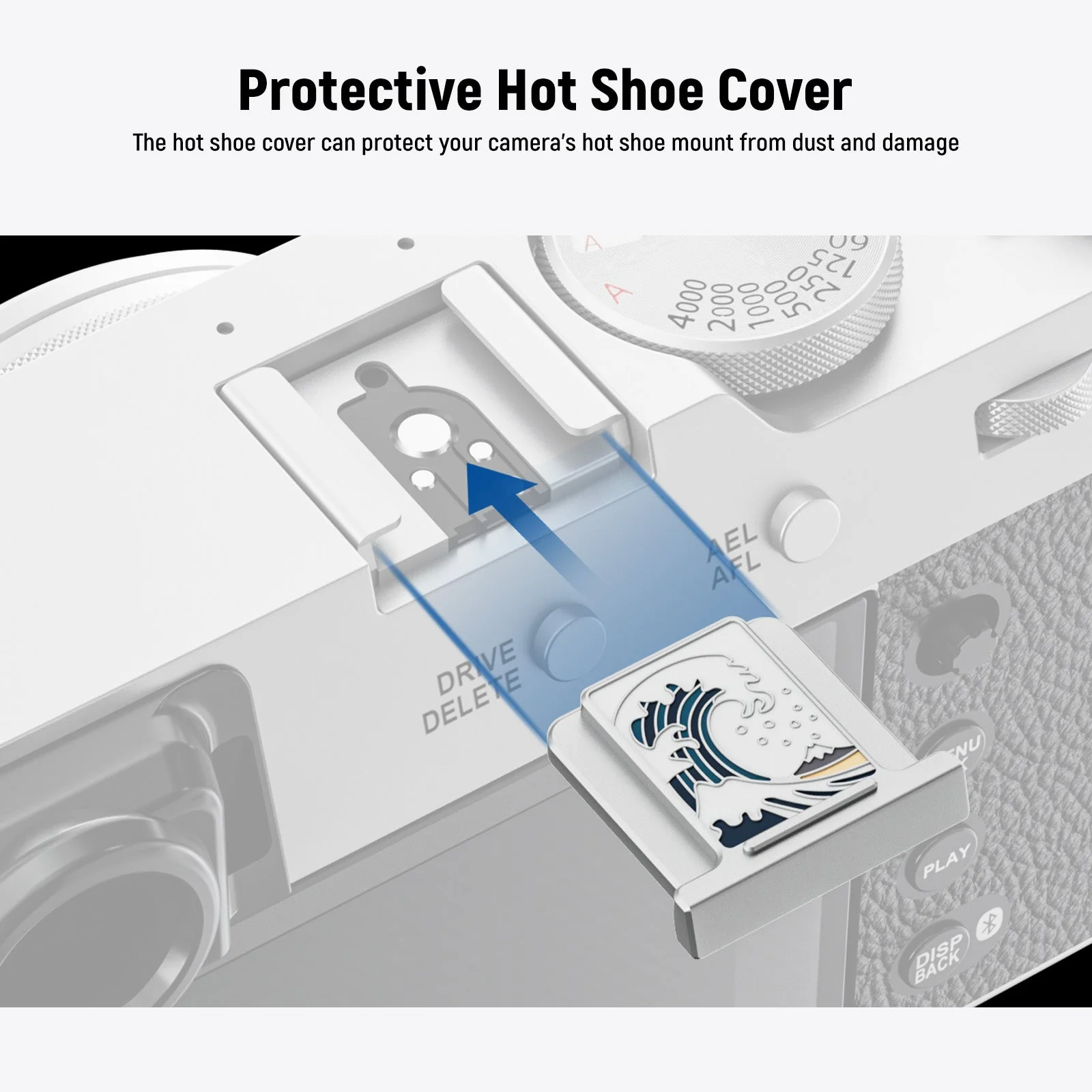 NEEWER CA110/CA115 Hot Shoe Cover & Shutter Button Cap Set for X100V/X100VI - Image 3