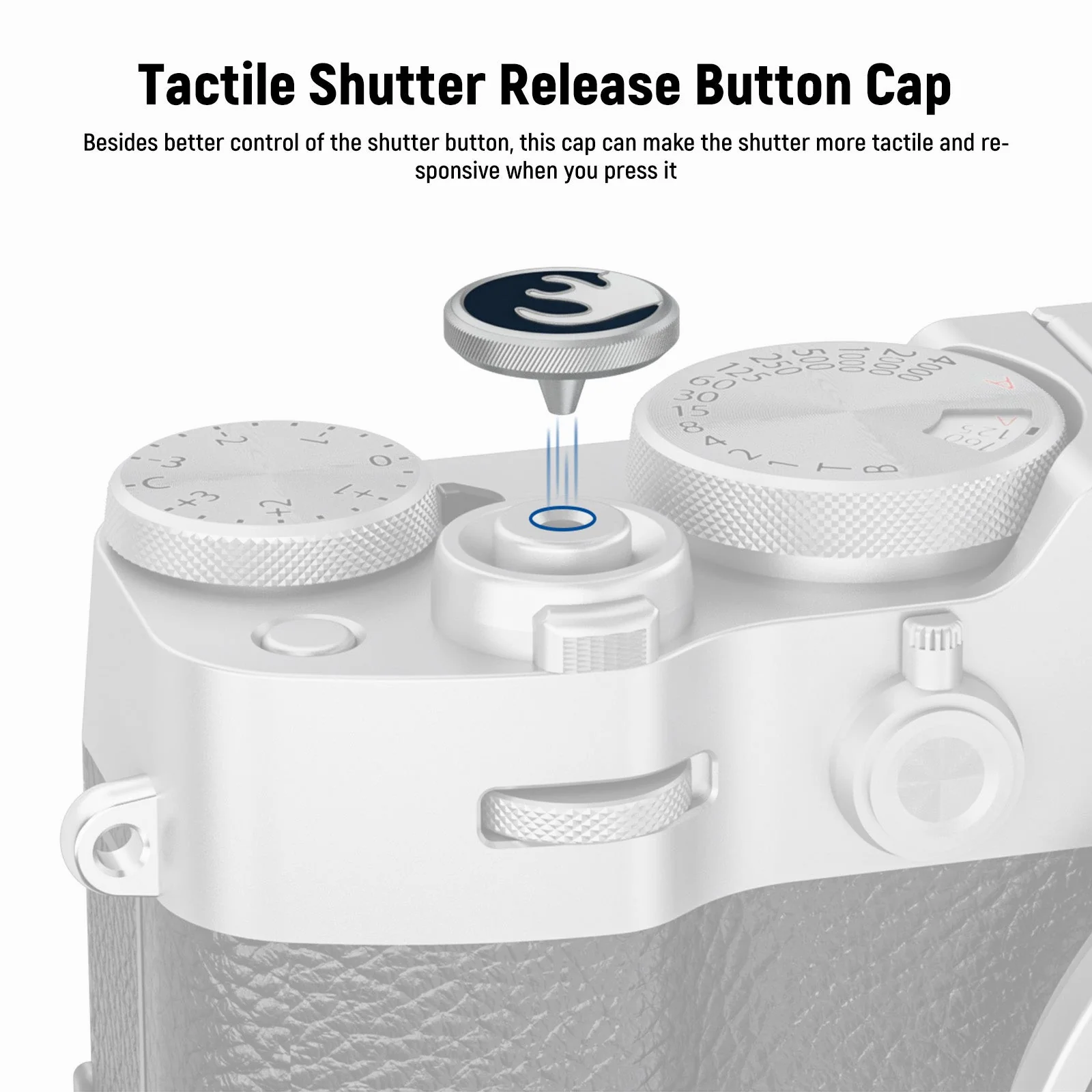 NEEWER CA110/CA115 Hot Shoe Cover & Shutter Button Cap Set for X100V/X100VI - Image 4