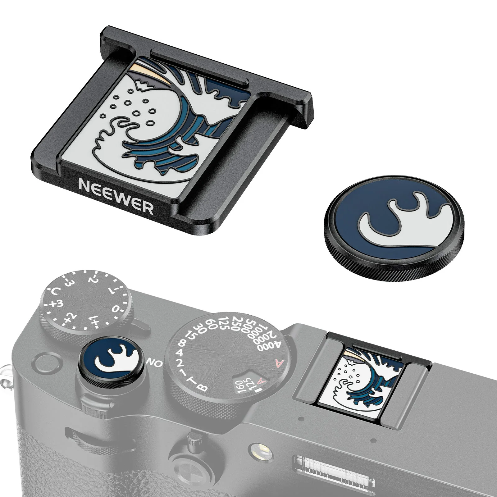 NEEWER CA110/CA115 Hot Shoe Cover & Shutter Button Cap Set for X100V/X100VI - Image 8
