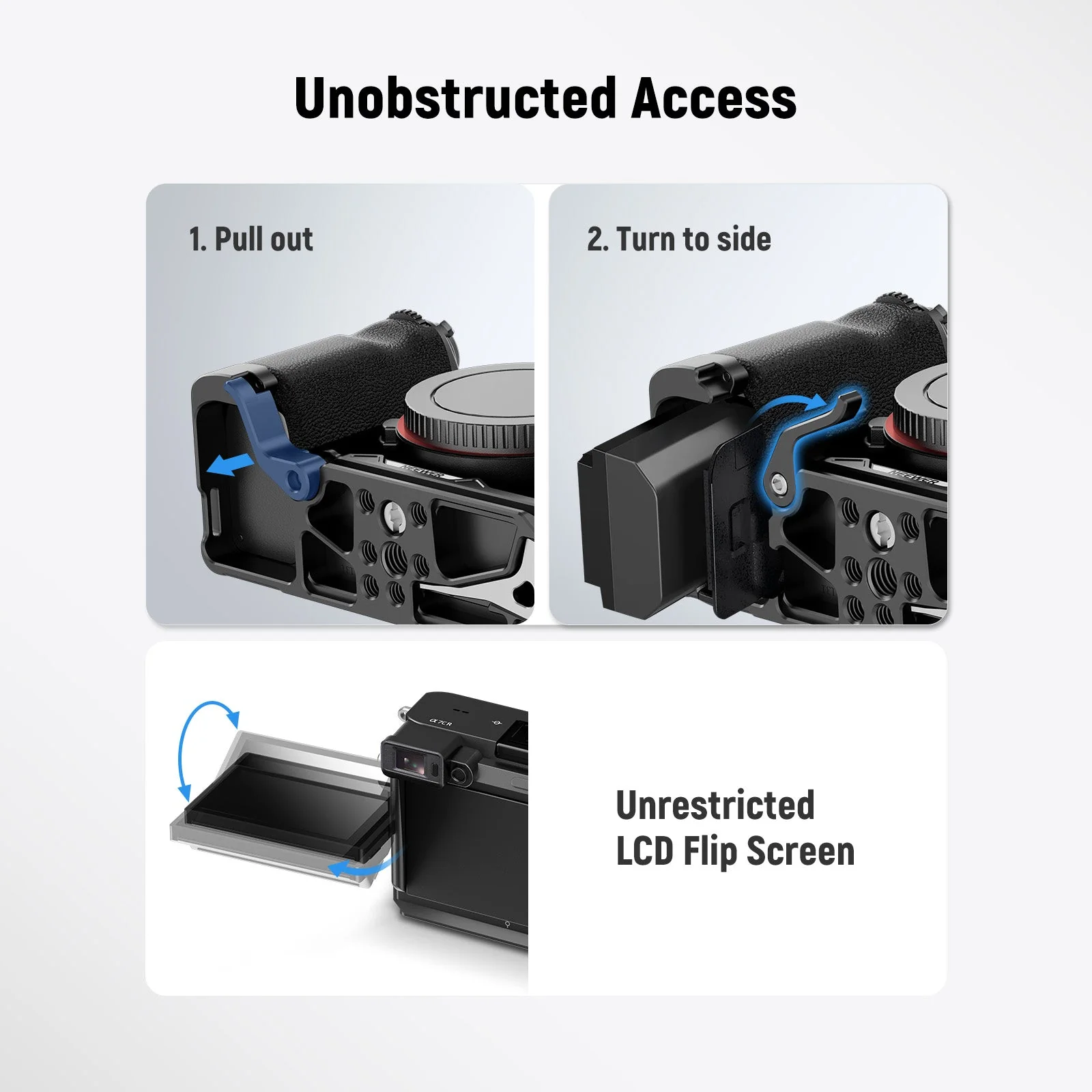 NEEWER CA131 Arca Type Camera Baseplate For Sony a7C II/a7CR - Image 5