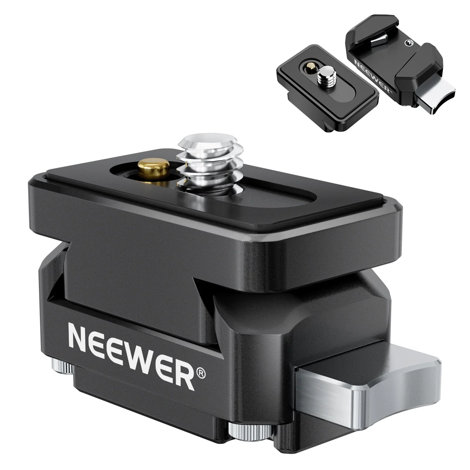 NEEWER CA139 Action Camera Quick Release Plate Tripod Mount