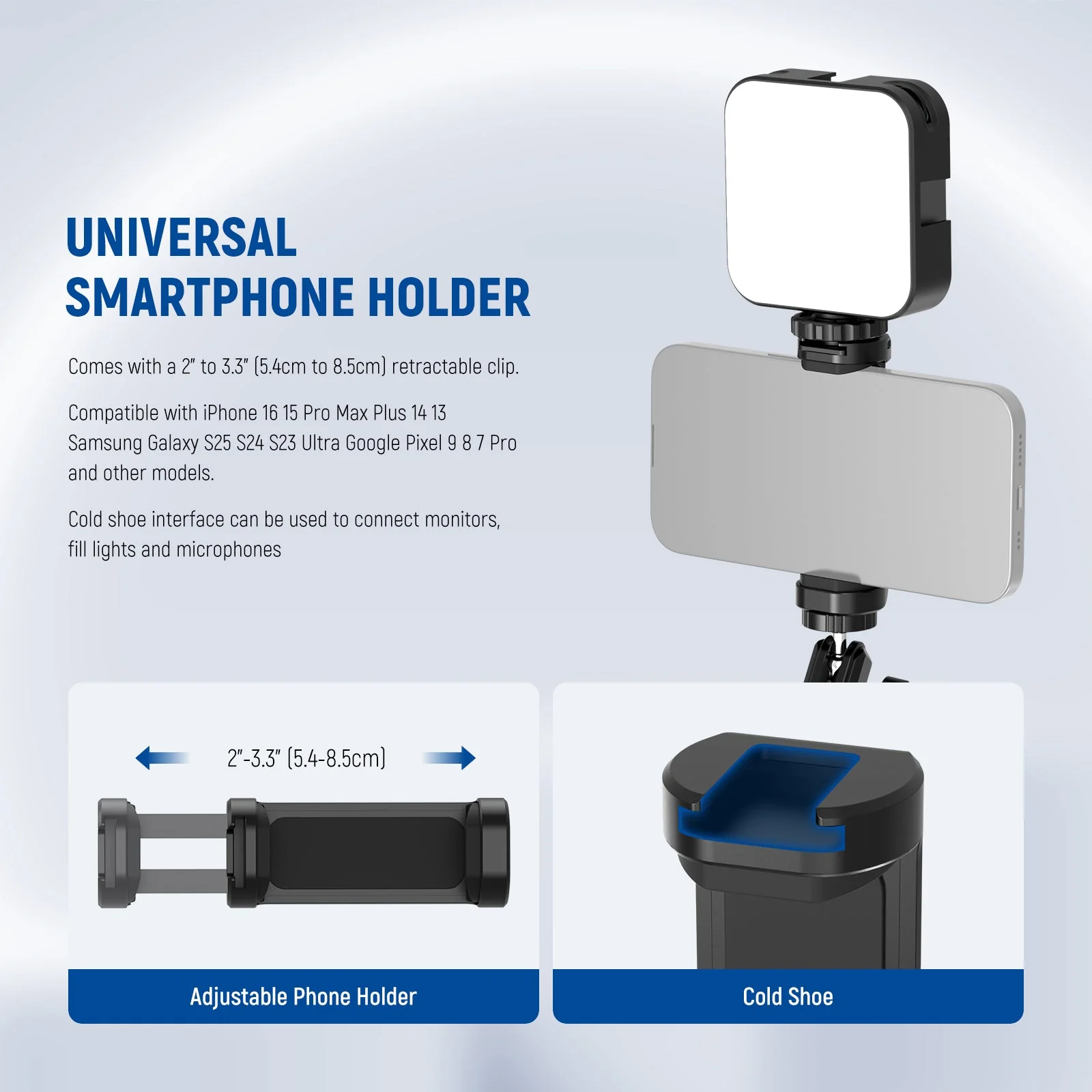NEEWER CA145 Magnetic Fence Mount Kit For Phones & Action Cameras - Image 7