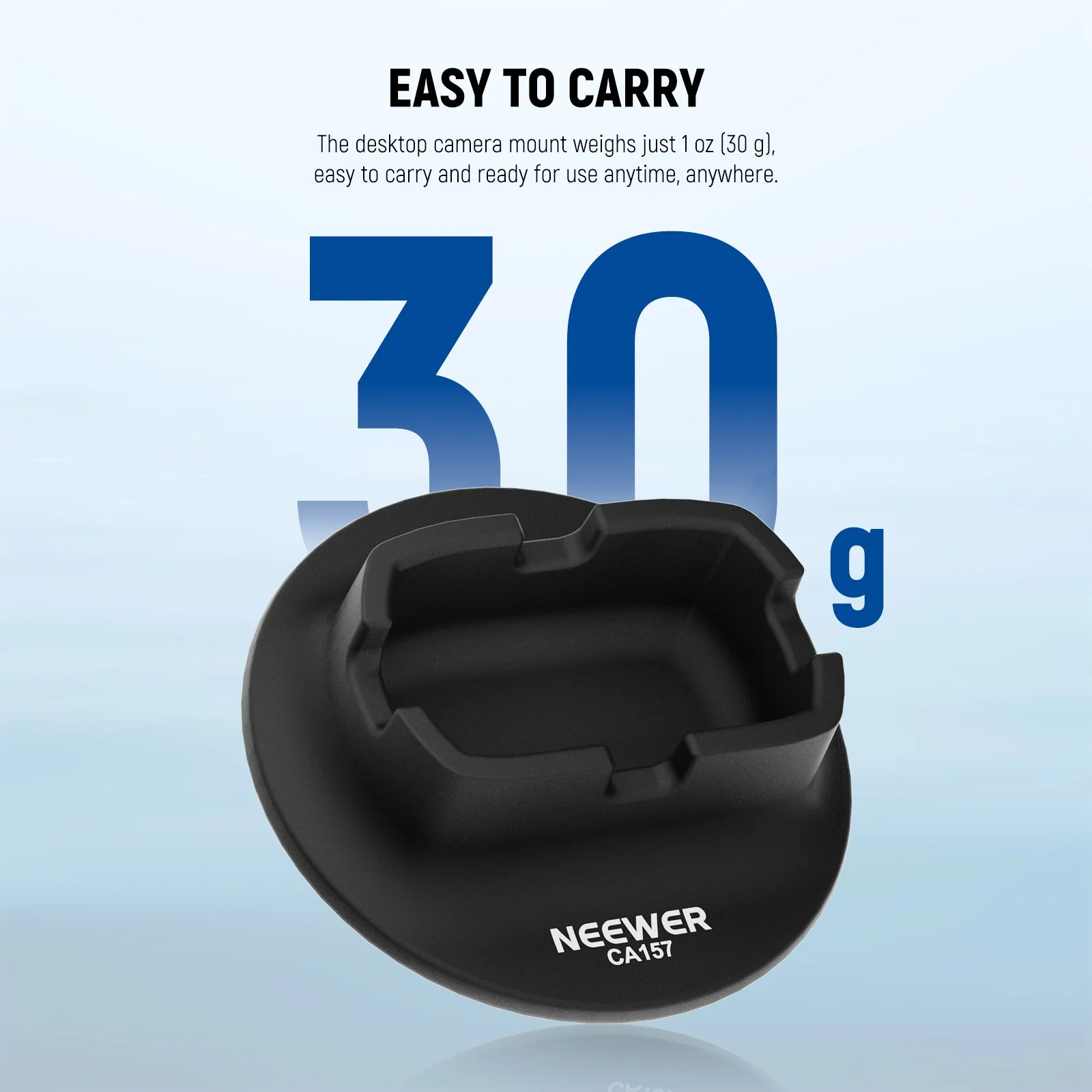 NEEWER CA157 Desktop Car Mount Silicone Base for Insta360 X5/X4 - Image 4