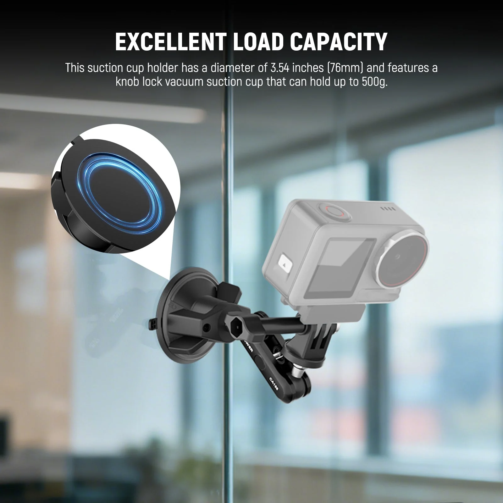 NEEWER CA158 Suction Cup Phone Holder & Camera Mount Kit - Image 3