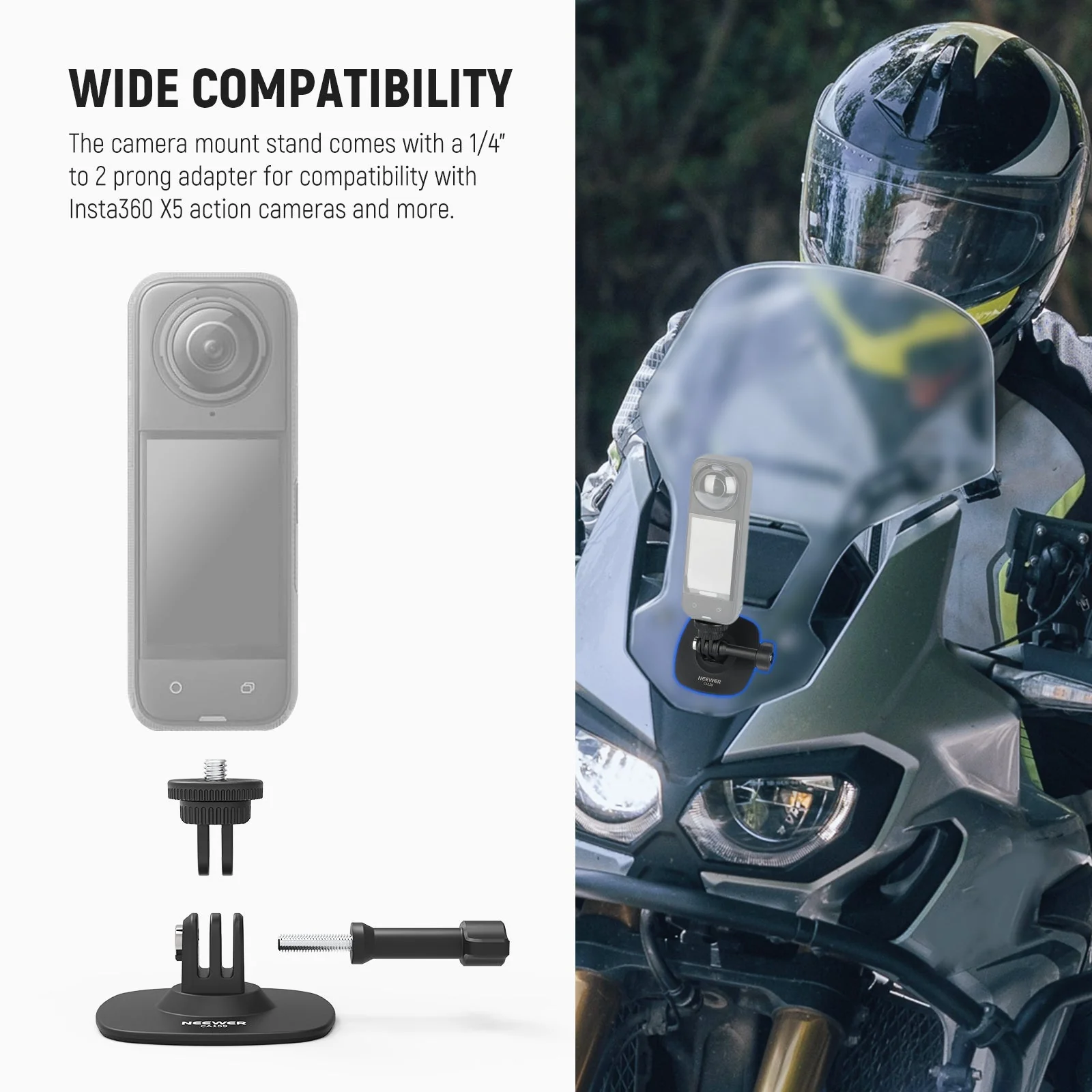 NEEWER CA159 Adhesive Mount For Action Cameras - Image 6