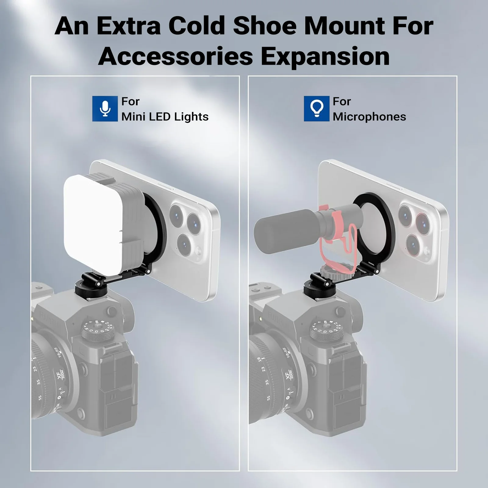 NEEWER CA163 Magnetic Tripod Phone Mount - Image 3