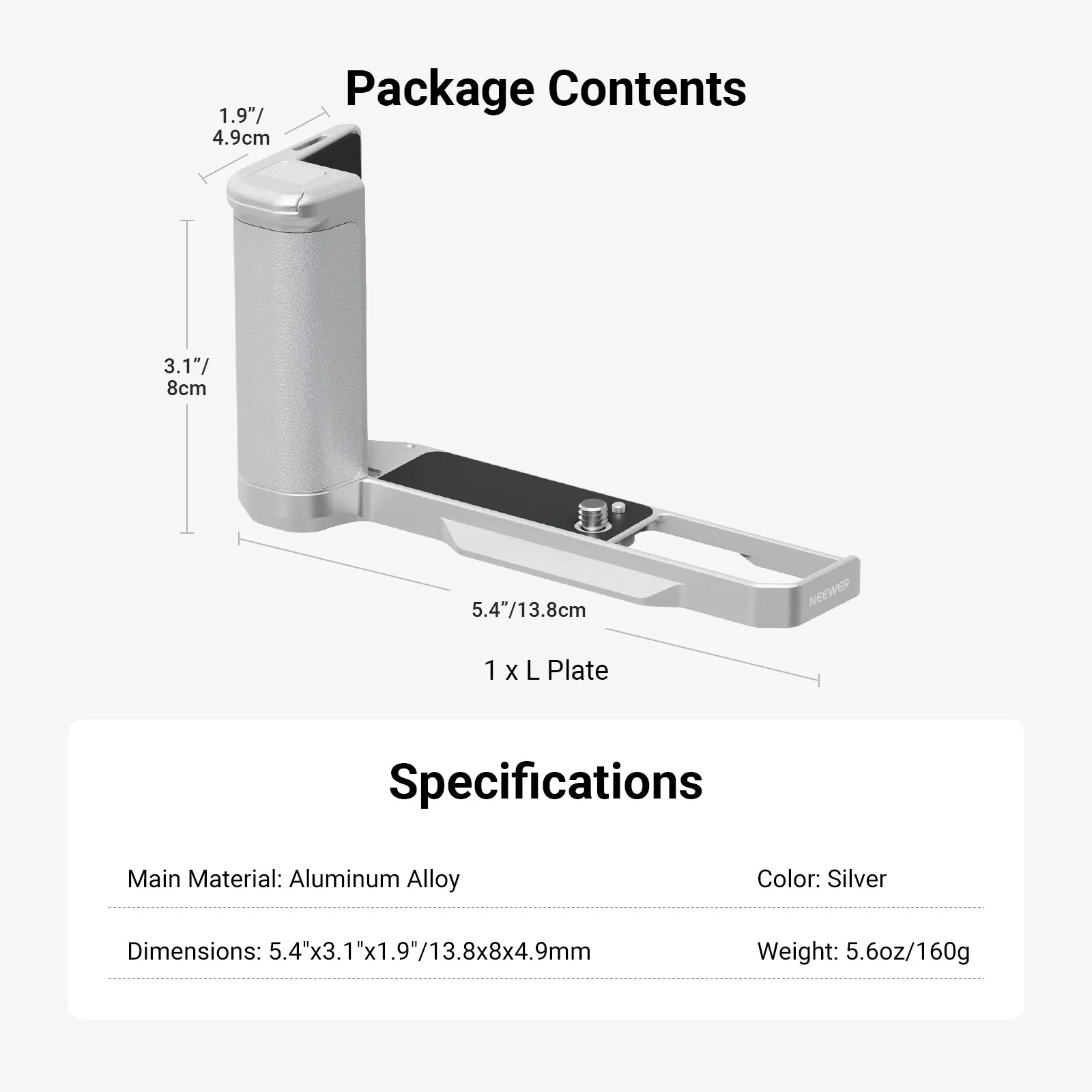 NEEWER CA170 L Shape Grip Compatible with Sigma BF - Image 15