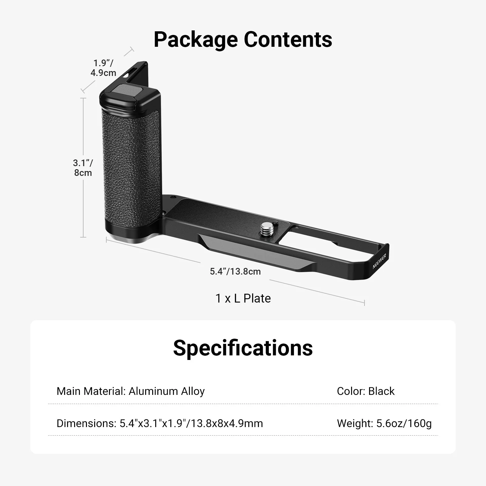 NEEWER CA170 L Shape Grip Compatible with Sigma BF - Image 8