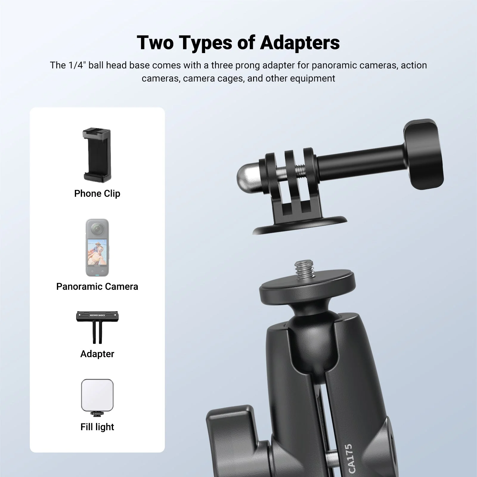 NEEWER CA175 Action Camera Mounting Accessories Kit - Image 7