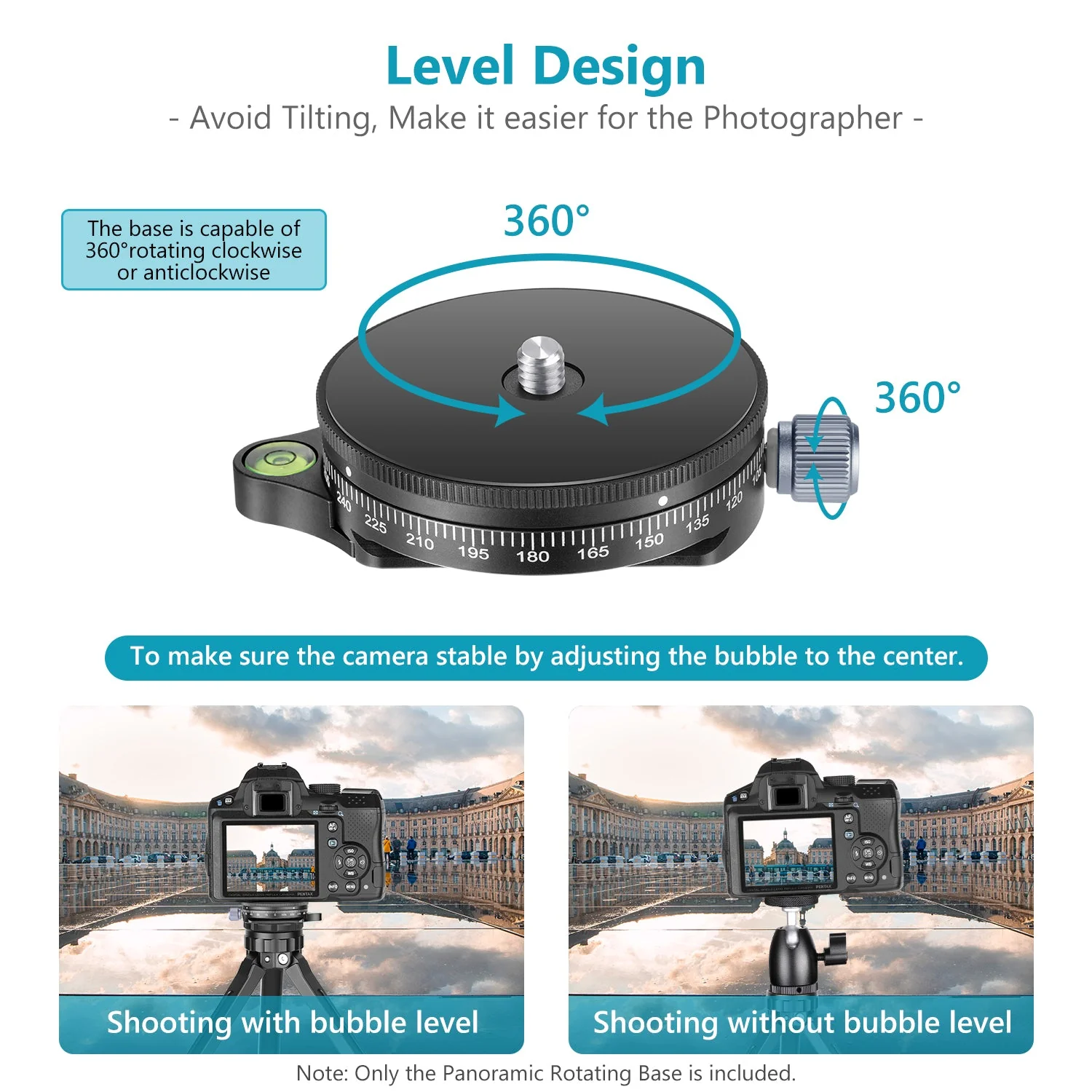 NEEWER Camera Panoramic Panning Base - Image 4