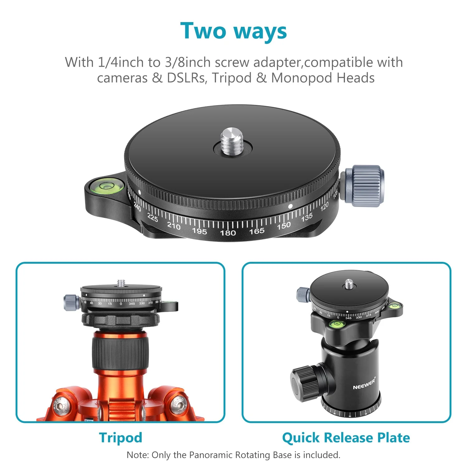 NEEWER Camera Panoramic Panning Base - Image 6