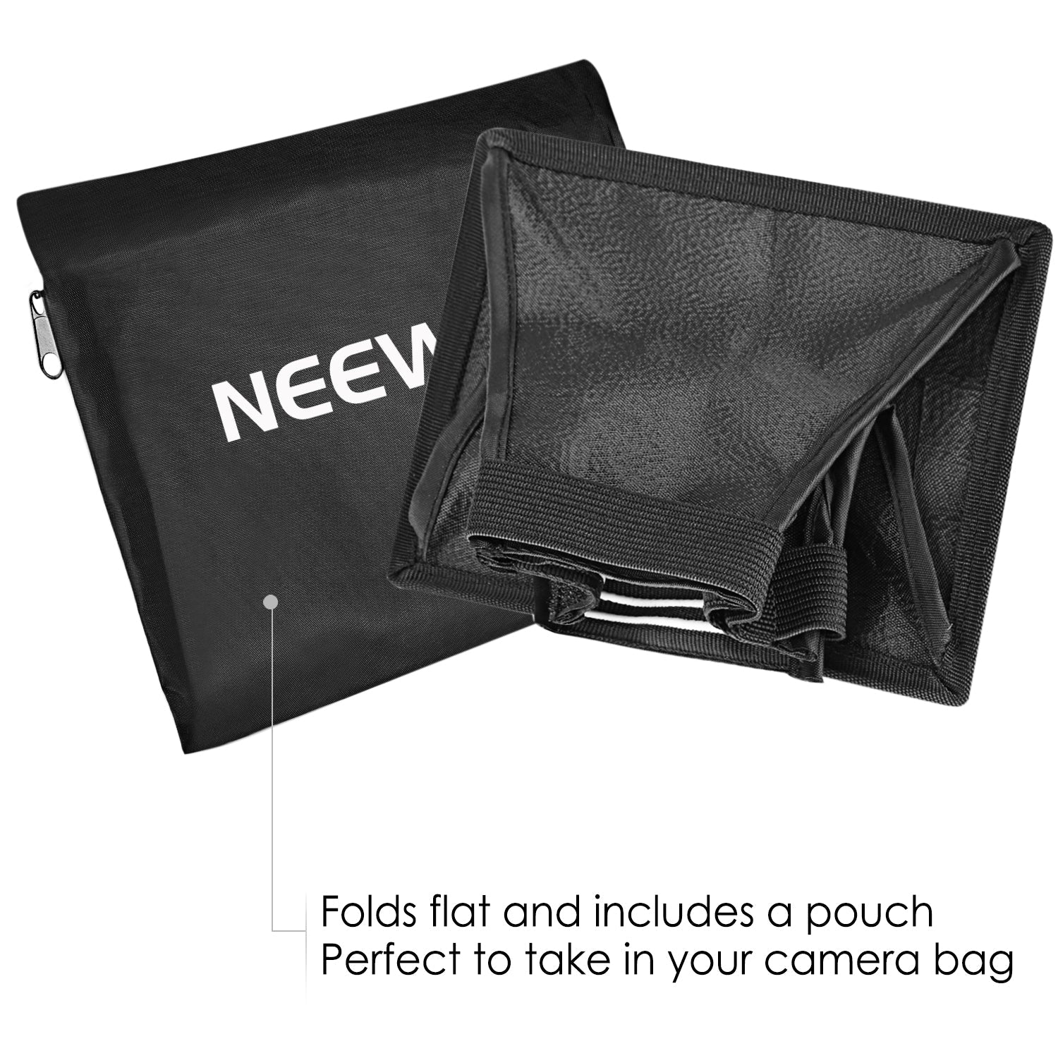 NEEWER Speedlite Flash Softbox and Reflector Diffuser Kit - Image 8