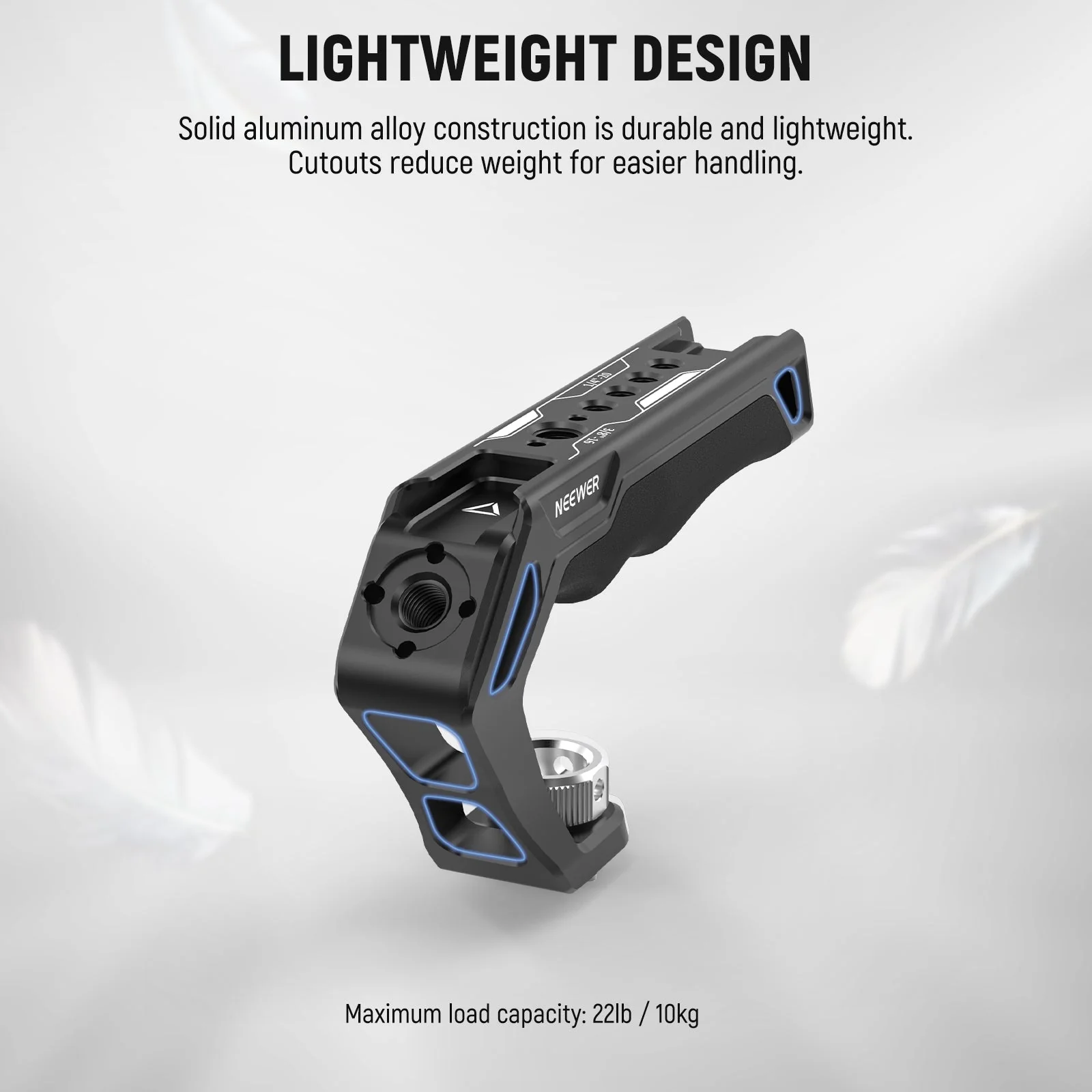 NEEWER CA007 Camera Top Handle with 3/8" ARRI Locating Pins - Image 4