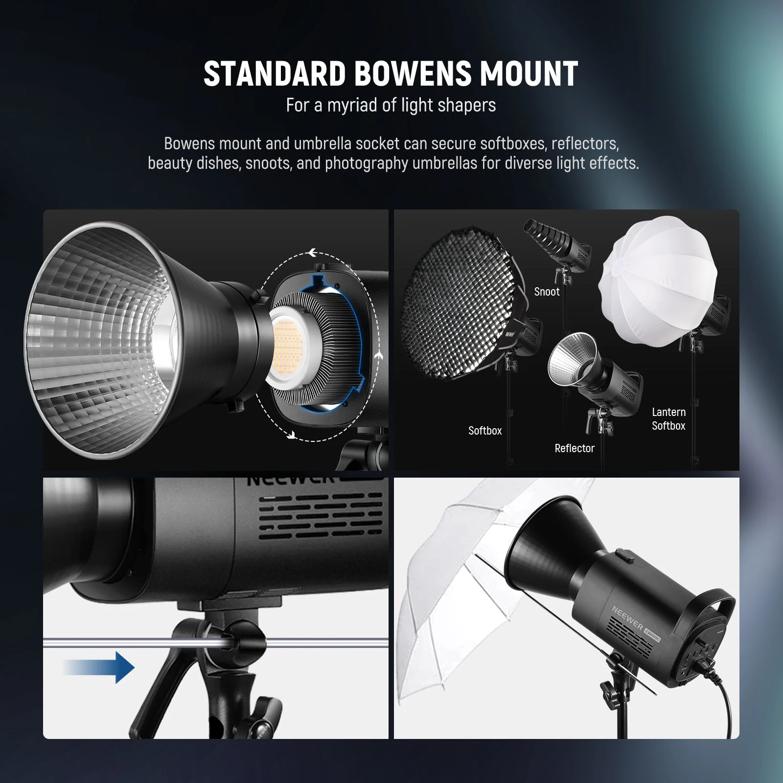 NEEWER CB100C 130W RGB COB LED Video Light - Image 8
