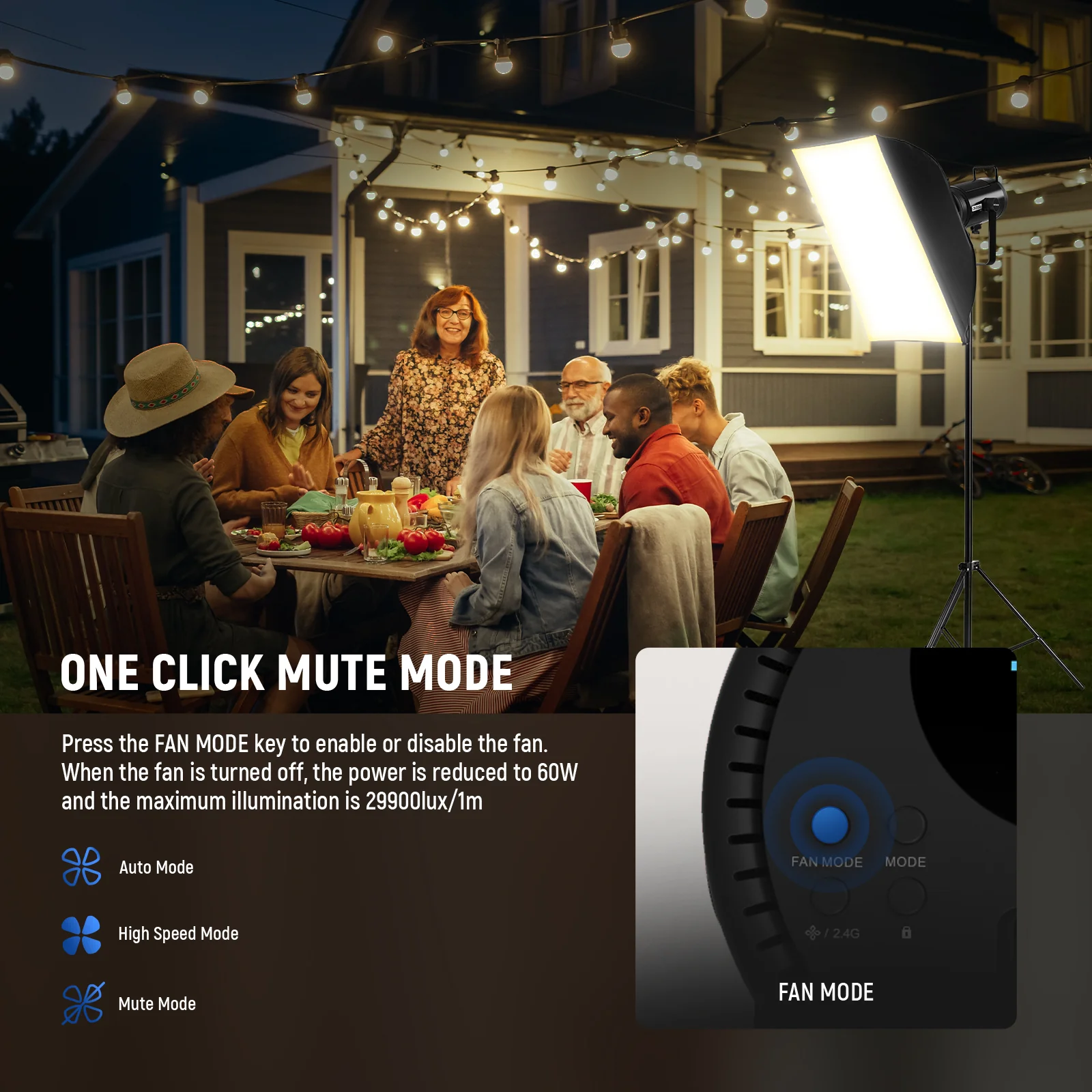 NEEWER CB200B PRO 210W Bi-Color LED Video Light - Image 7