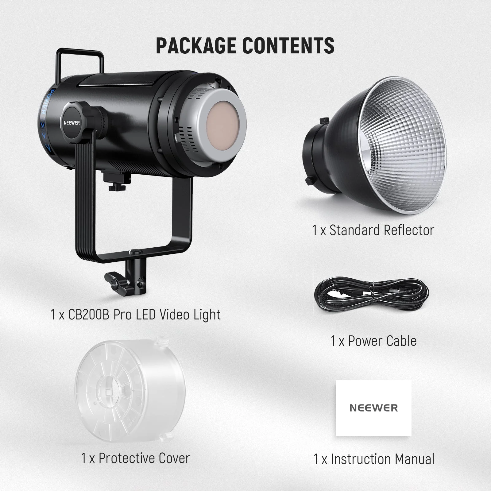 NEEWER CB200B PRO 210W Bi-Color LED Video Light - Image 9
