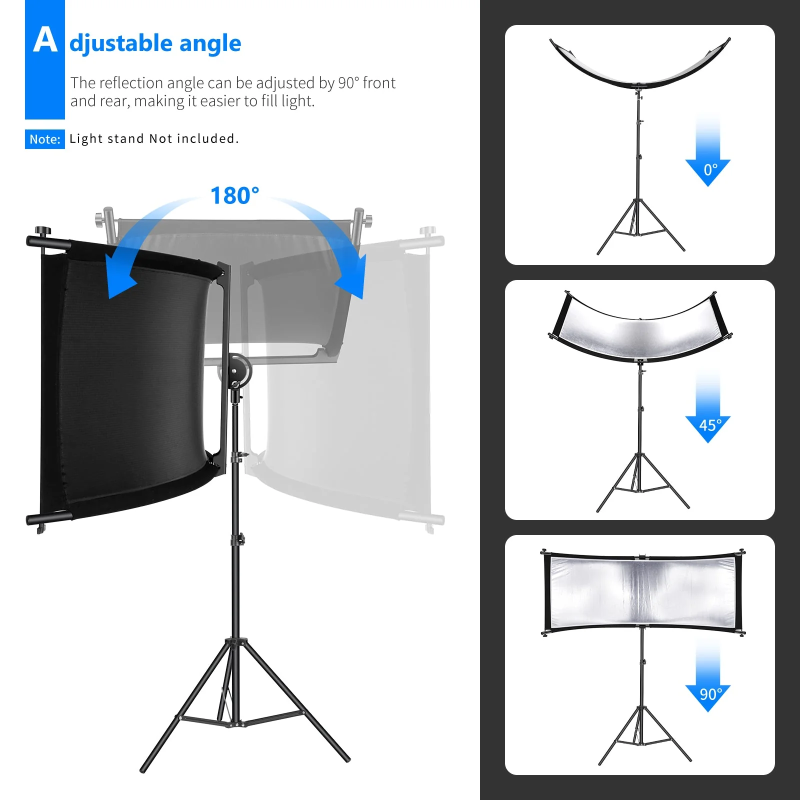NEEWER 66×24” 6-Colour Clamshell Light Reflector Diffuser - Image 7