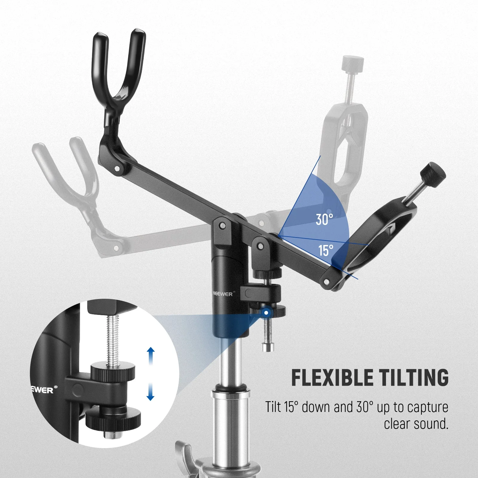 NEEWER CM-NA-2 Mic Boom Pole Support Holder - Image 4