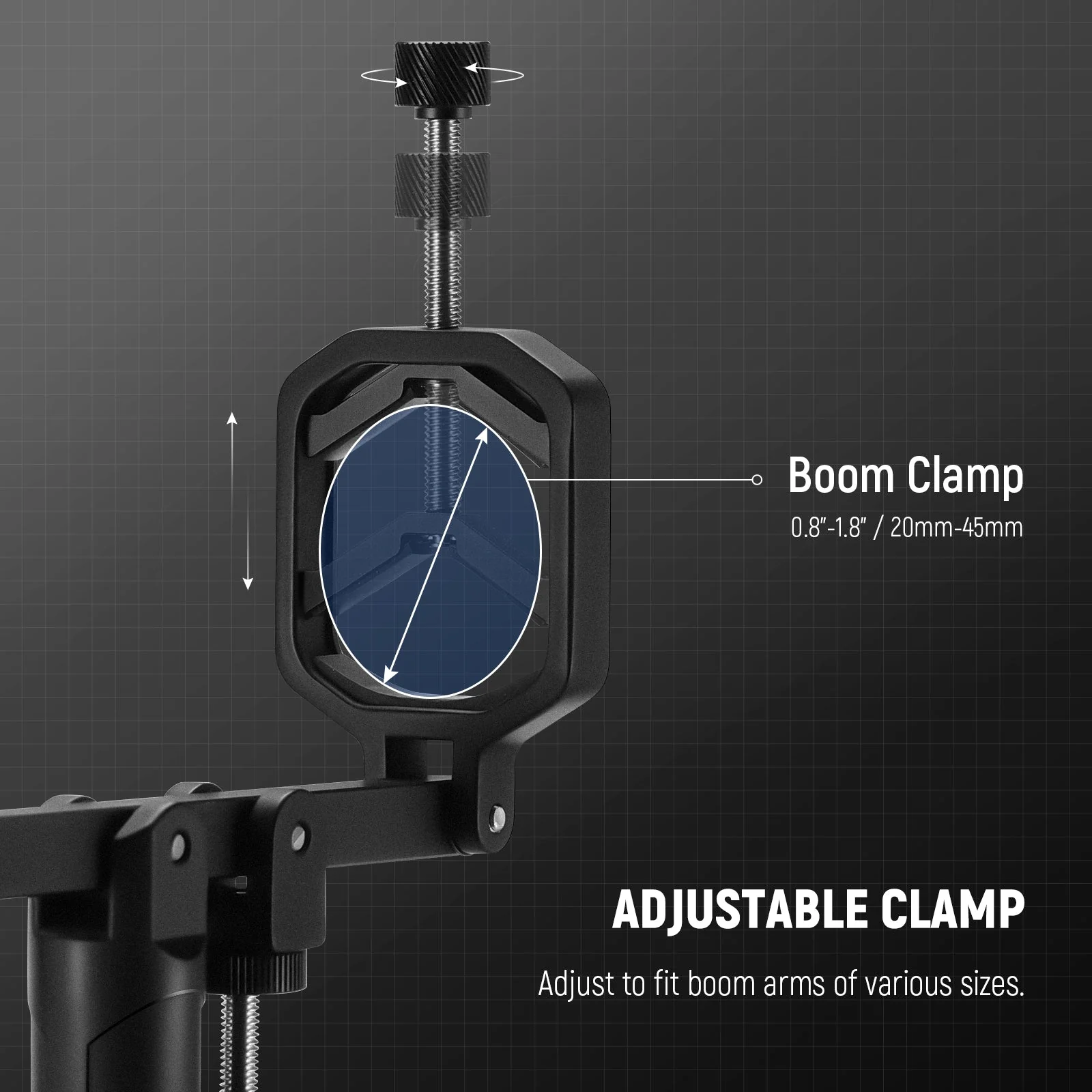 NEEWER CM-NA-2 Mic Boom Pole Support Holder - Image 5