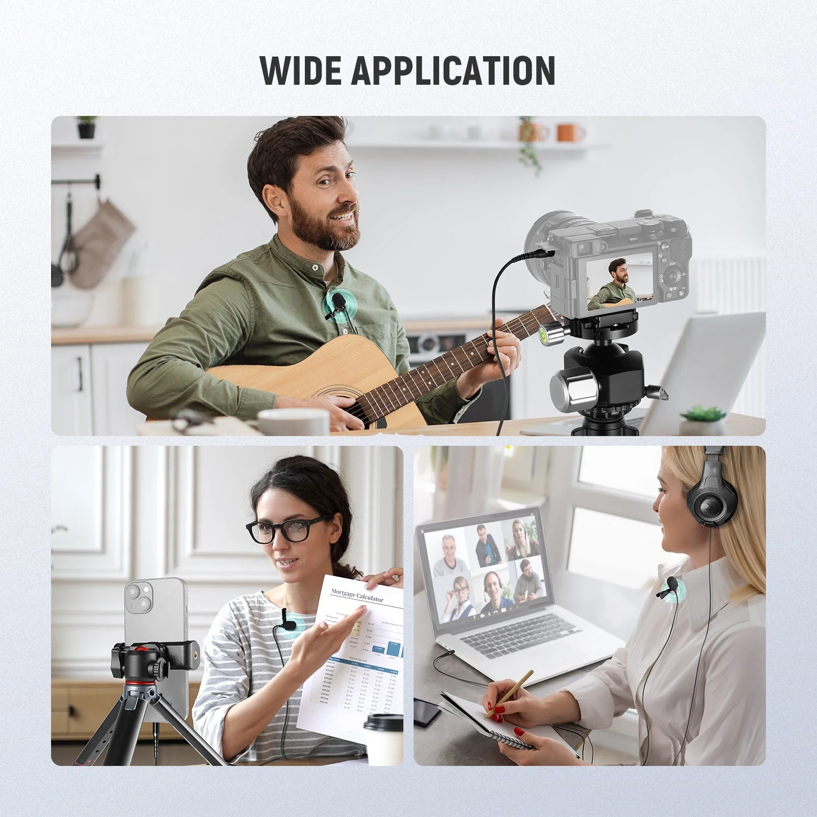 NEEWER CM10 Plug & Play 3.5mm TRRS Lavalier Microphone for Camera/Smartphone - Image 8