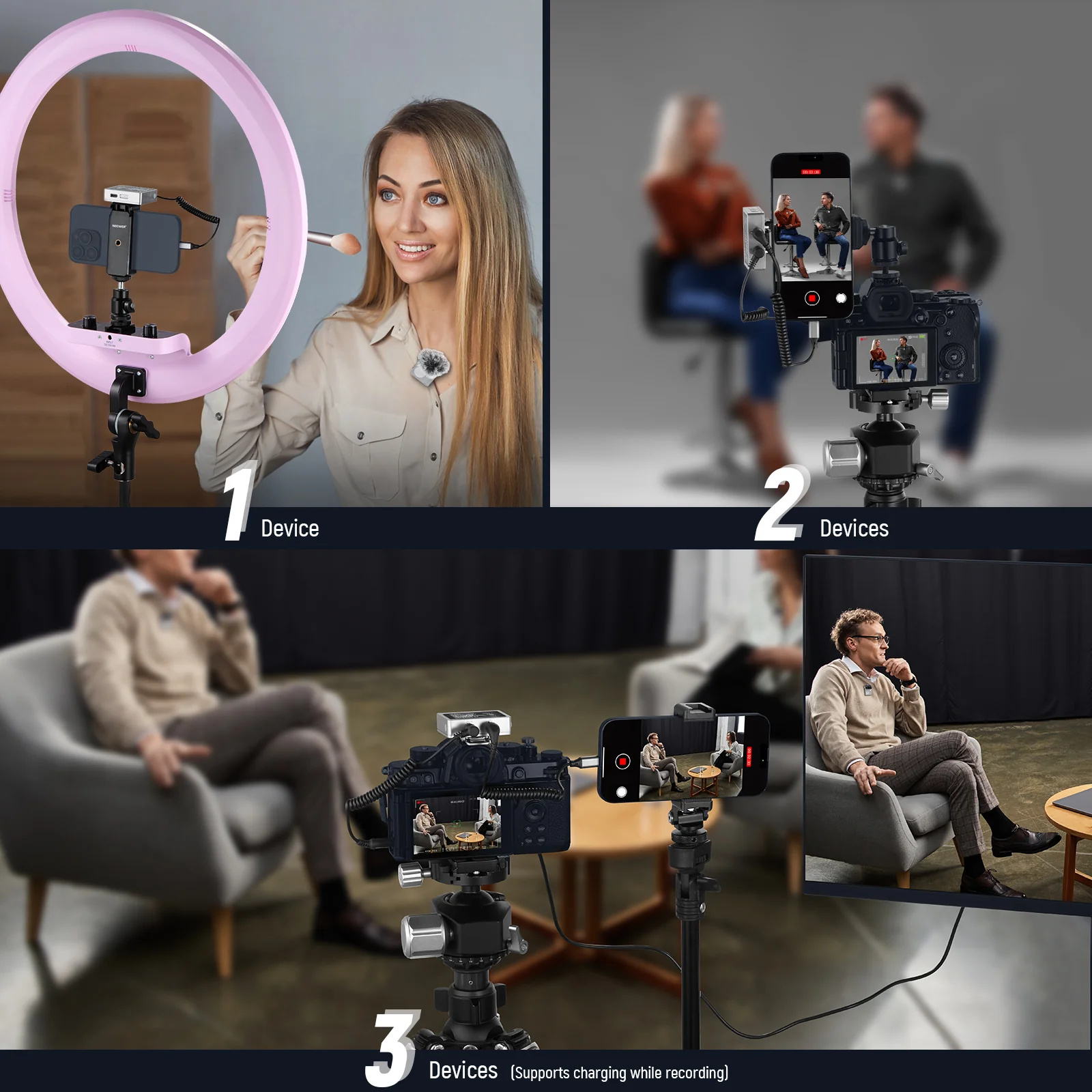 NEEWER CM31 Wireless Lavalier Microphone System for Phone/Camera - Image 7