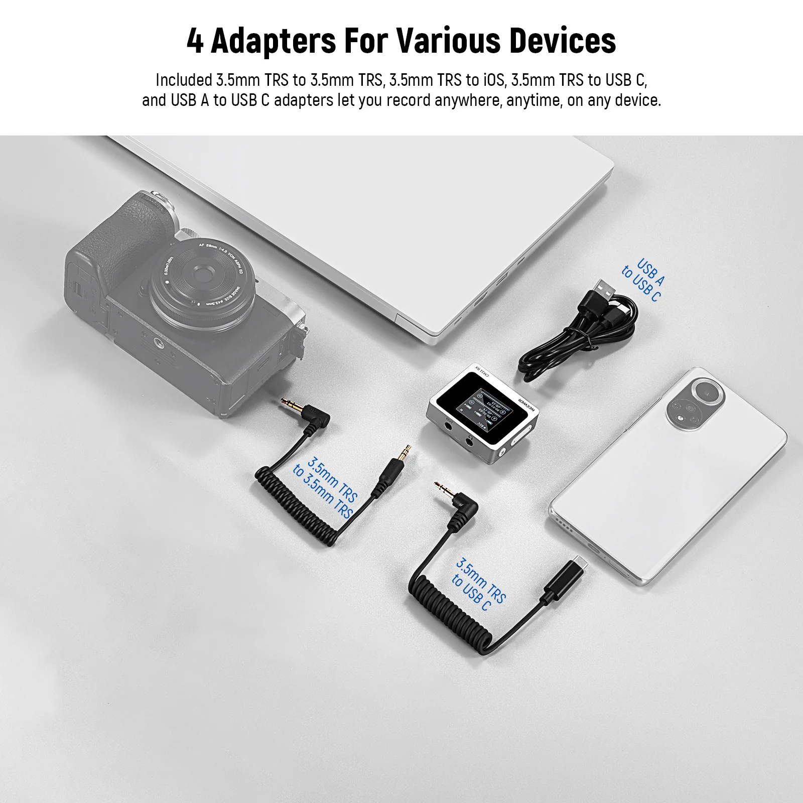 NEEWER CM31 Wireless Lavalier Microphone System for Phone/Camera - Image 9