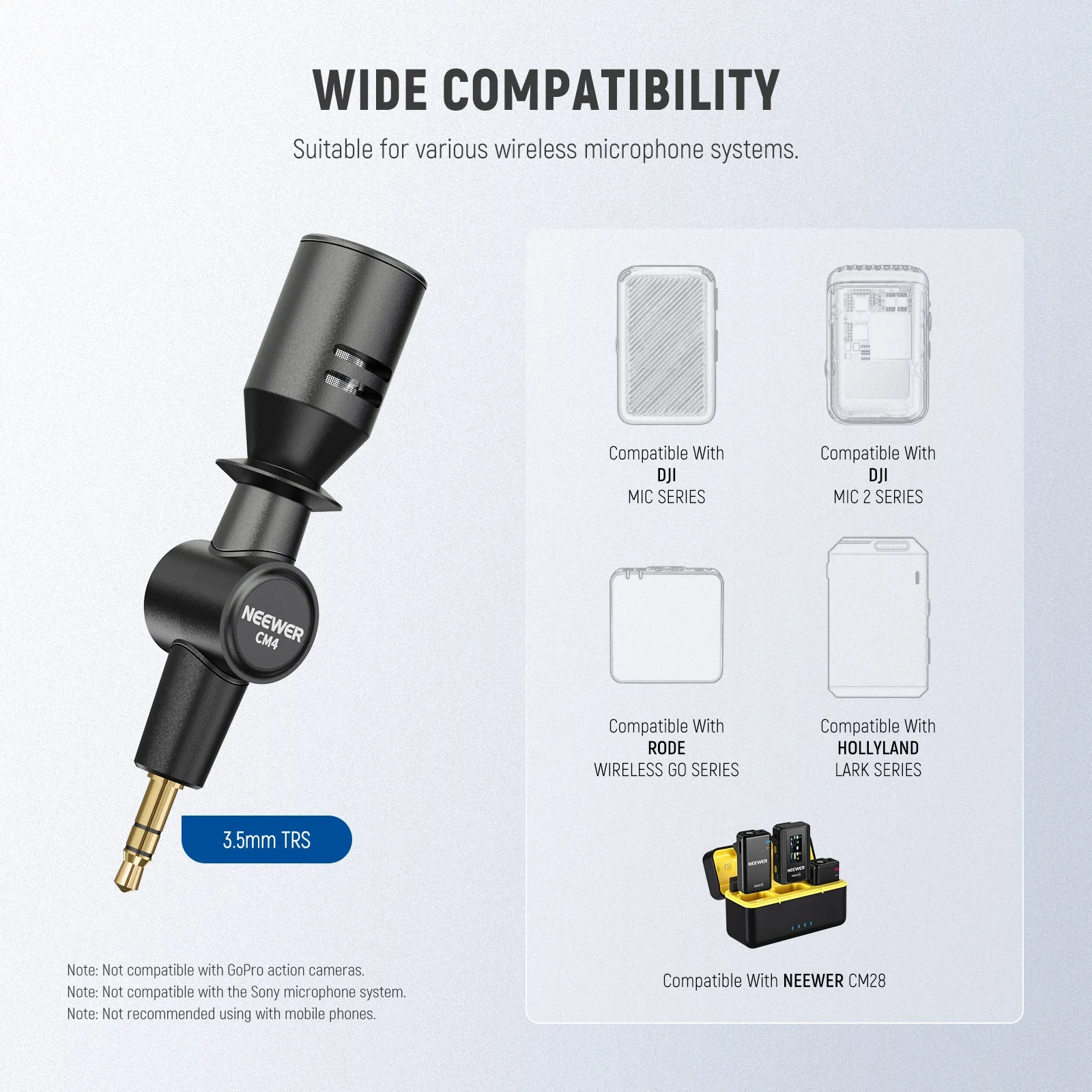 NEEWER CM4 3.5mm TRS Omnidirectional Mini Microphone - Image 5