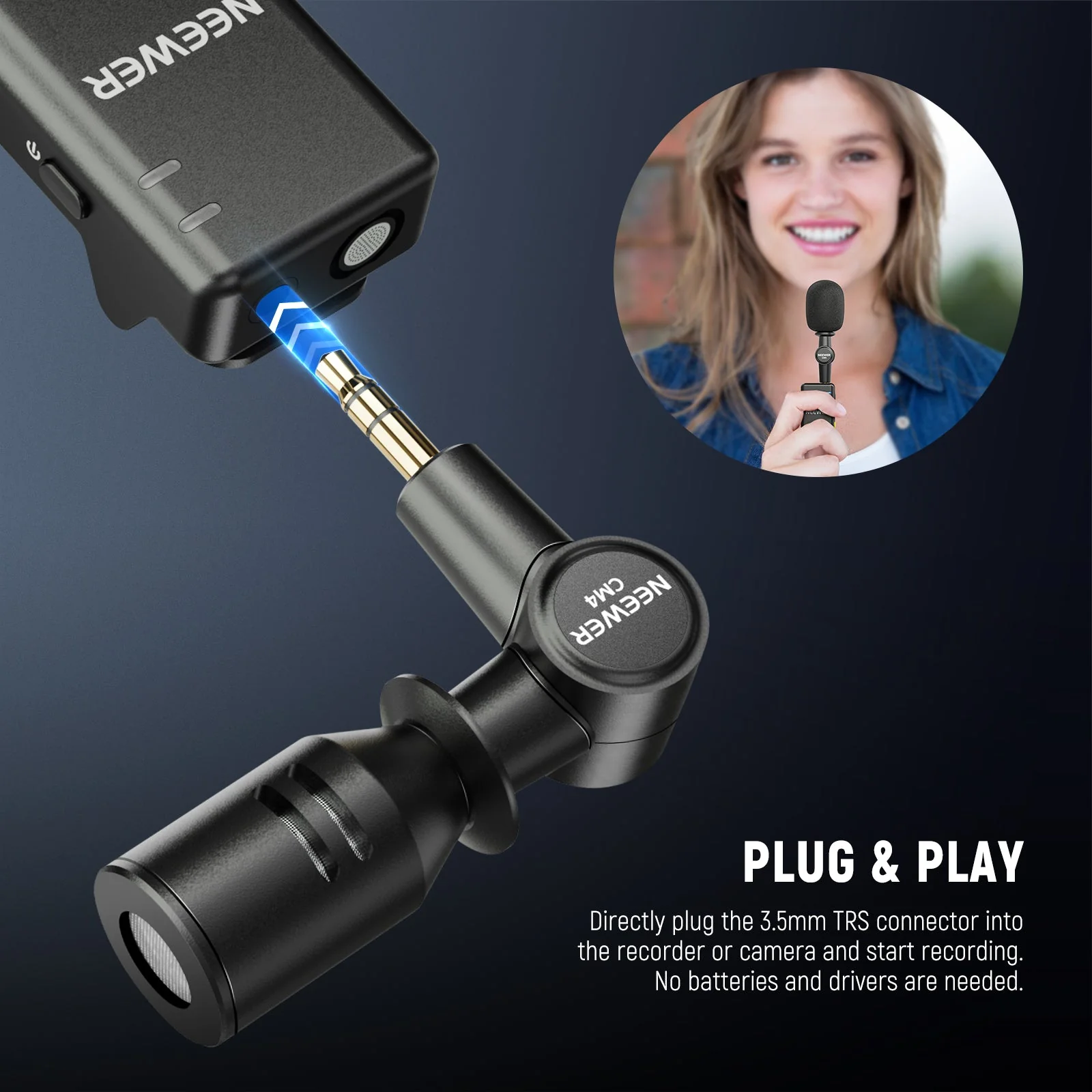 NEEWER CM4 3.5mm TRS Omnidirectional Mini Microphone - Image 6