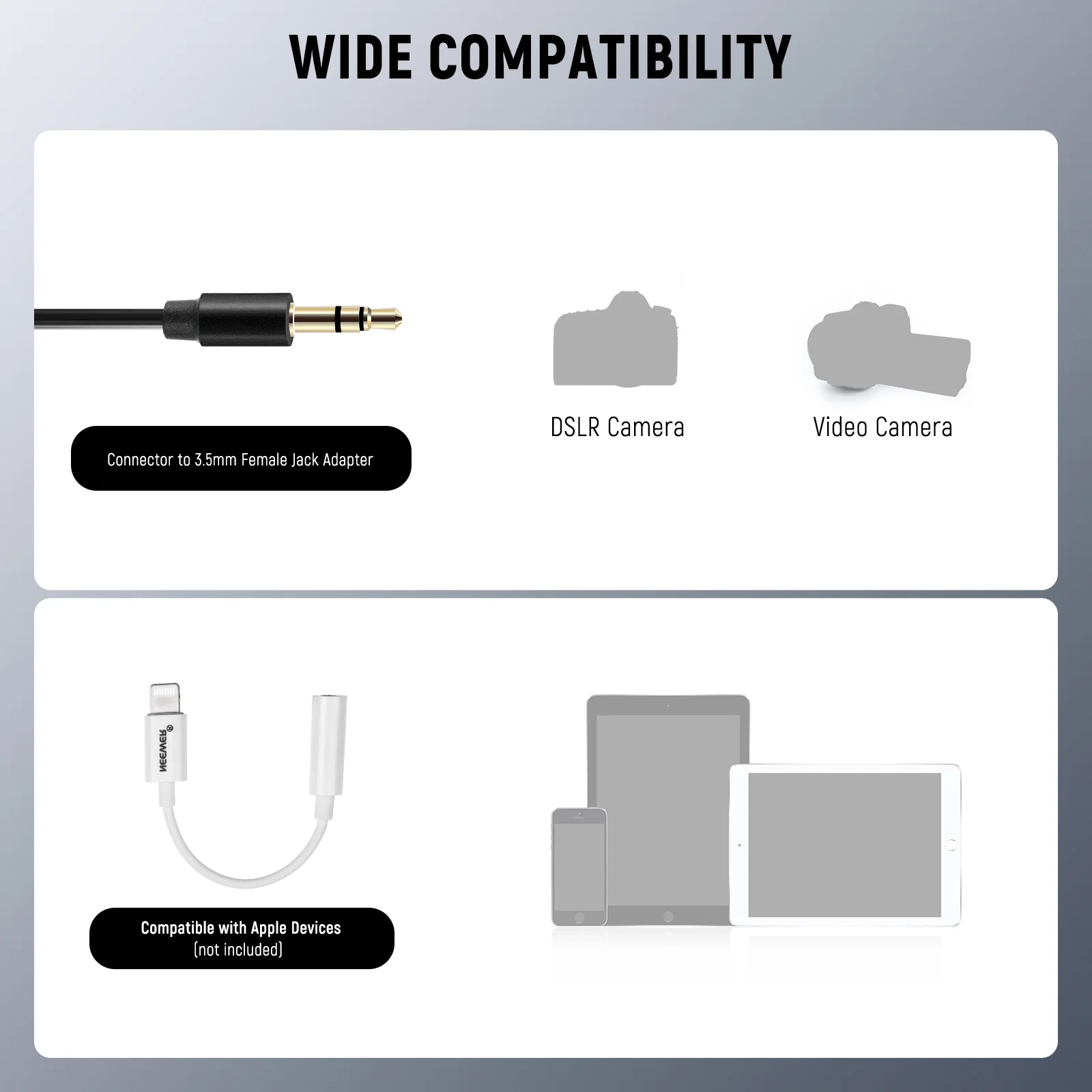 NEEWER CM5 Wired Lavalier Lapel Omnidirectional Condenser Microphone - Image 8