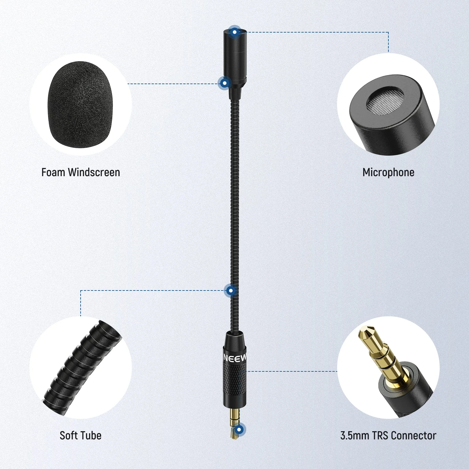 NEEWER CM7 3.5mm TRS Omnidirectional Condenser Microphone - Image 6
