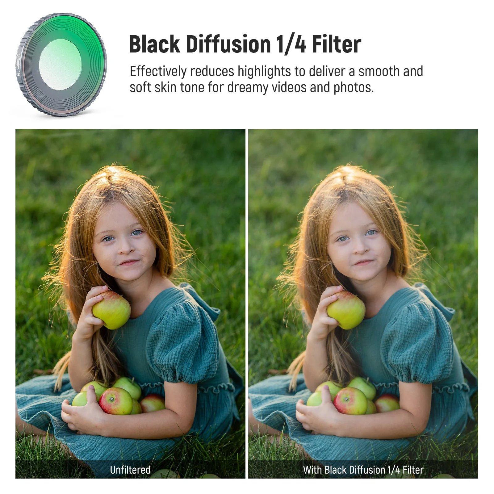 NEEWER CPL/Black Diffusion Filter For DJI Osmo Action 5 Pro/4 - Image 11