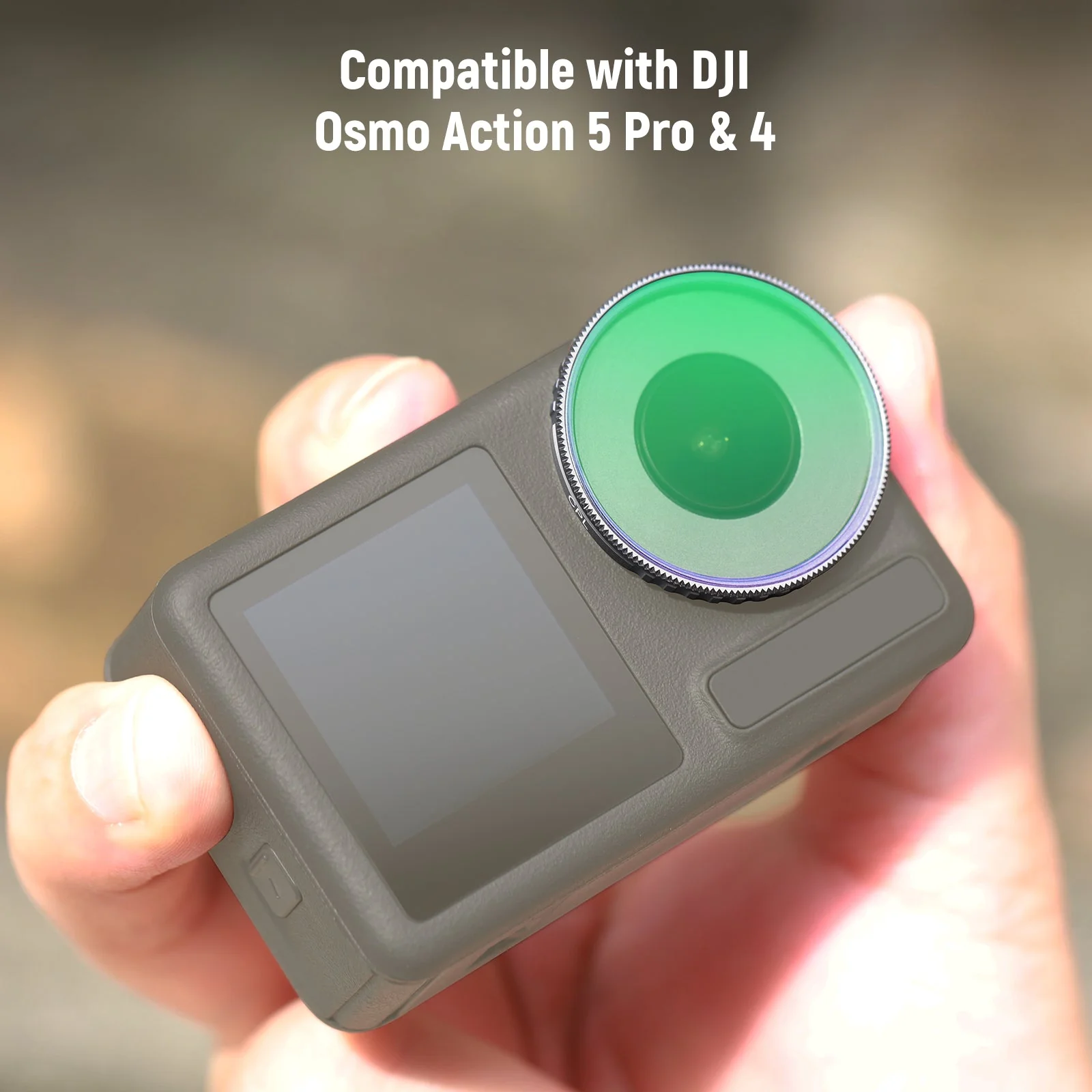 NEEWER CPL/Black Diffusion Filter For DJI Osmo Action 5 Pro/4 - Image 2