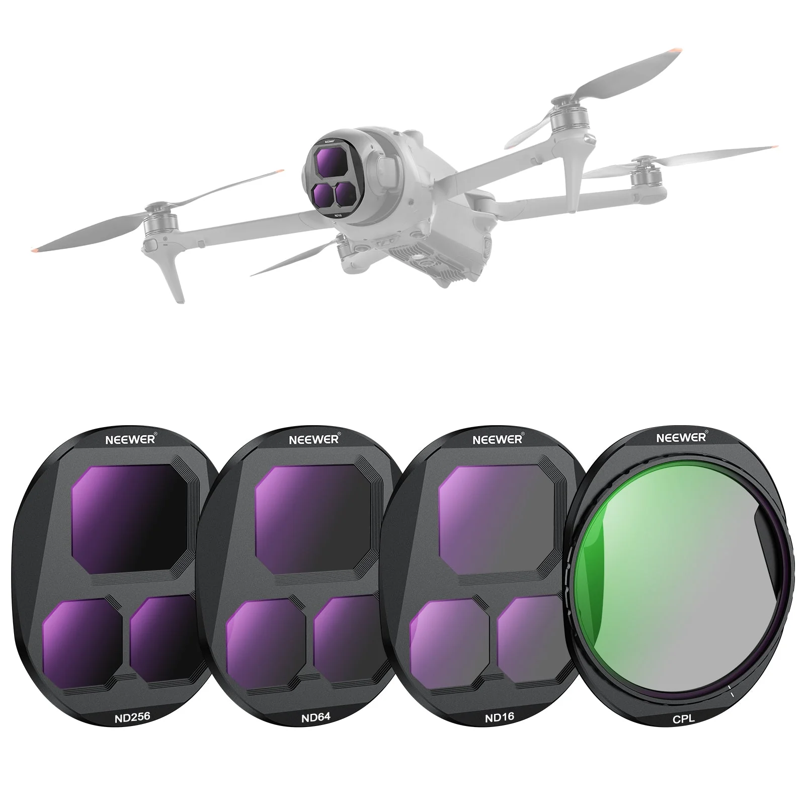 NEEWER CPL + ND Filter Set For DJI Mavic 4 Pro Drone - Image 10