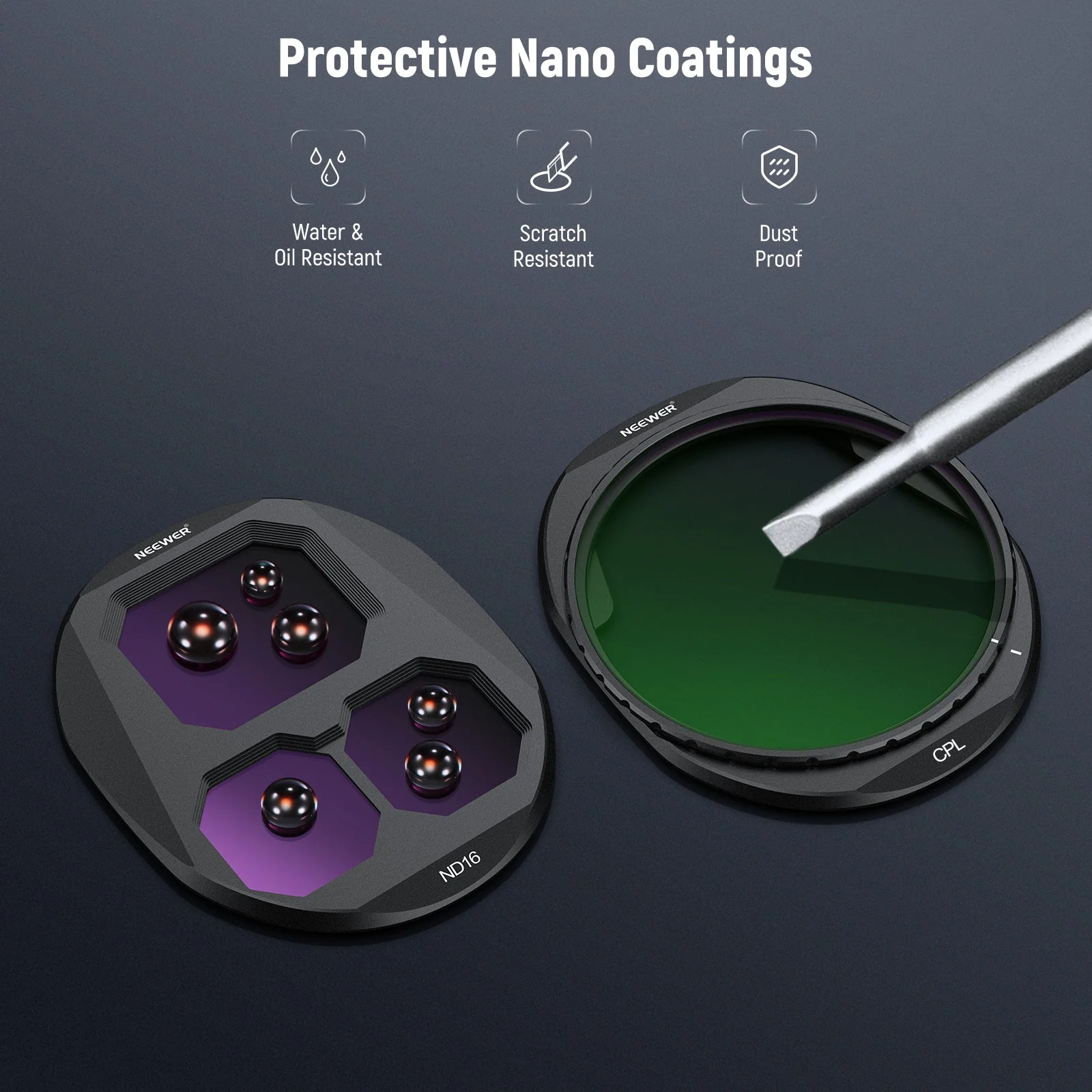 NEEWER CPL + ND Filter Set For DJI Mavic 4 Pro Drone - Image 17