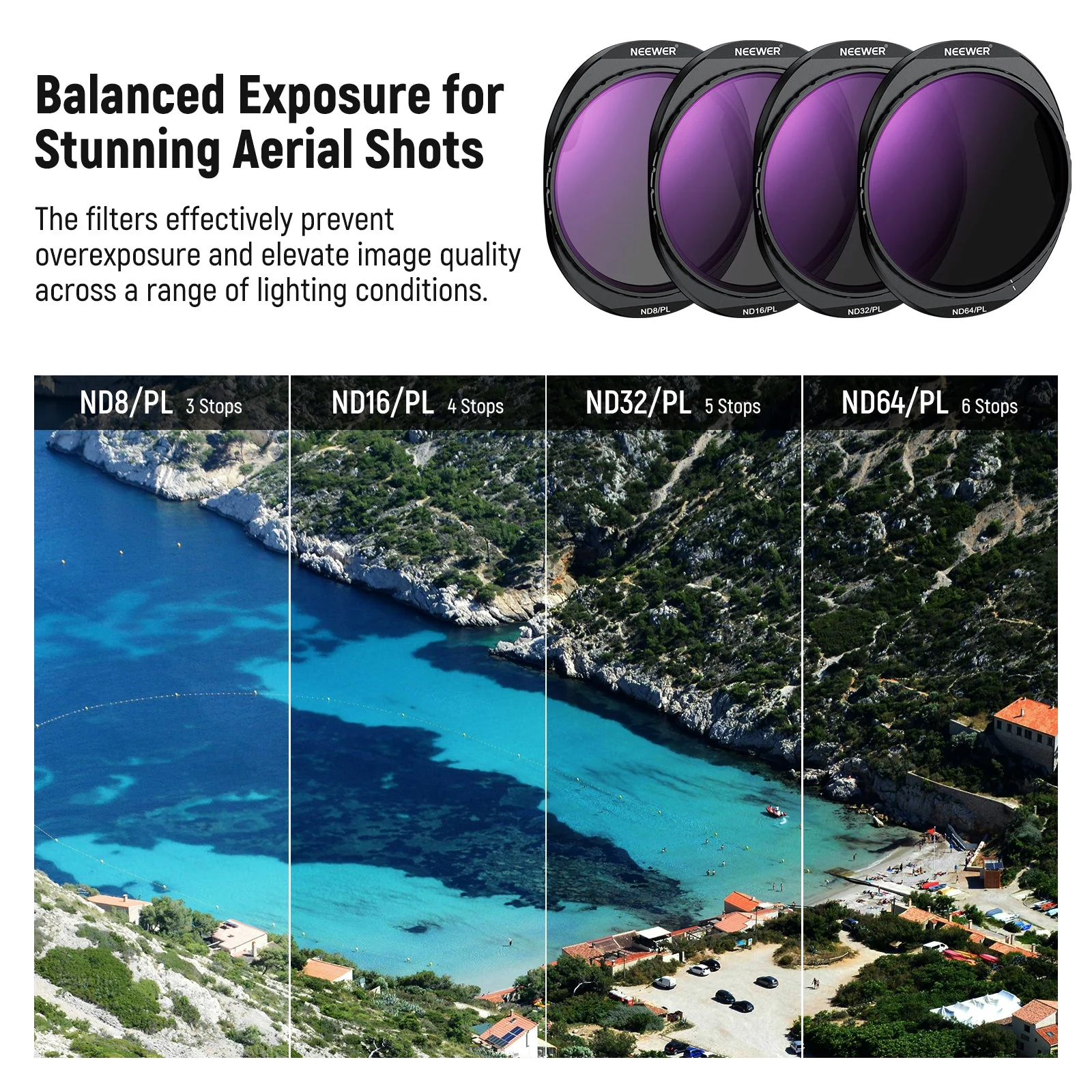 NEEWER CPL + ND Filter Set For DJI Mavic 4 Pro Drone - Image 24