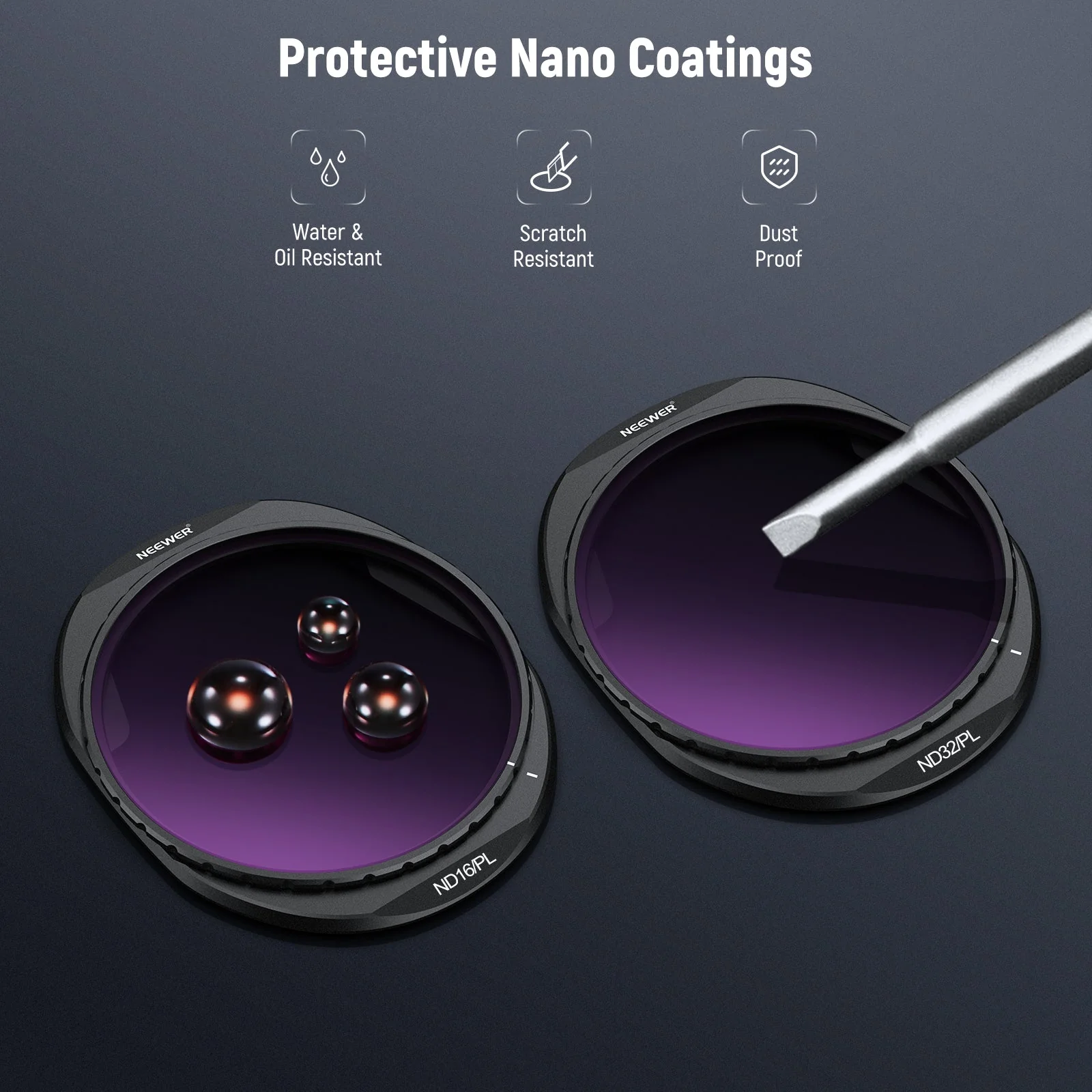 NEEWER CPL + ND Filter Set For DJI Mavic 4 Pro Drone - Image 26