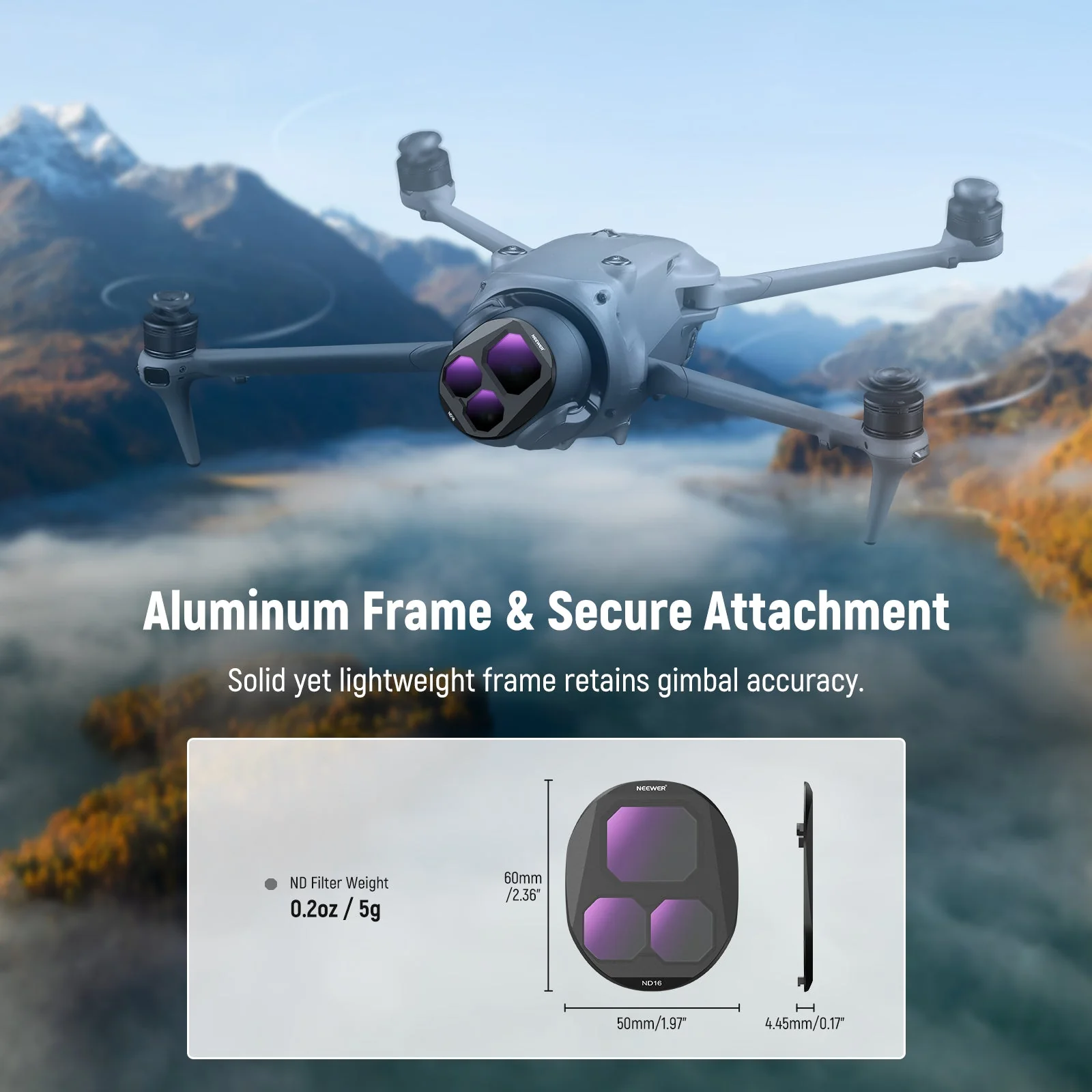 NEEWER CPL + ND Filter Set For DJI Mavic 4 Pro Drone - Image 31