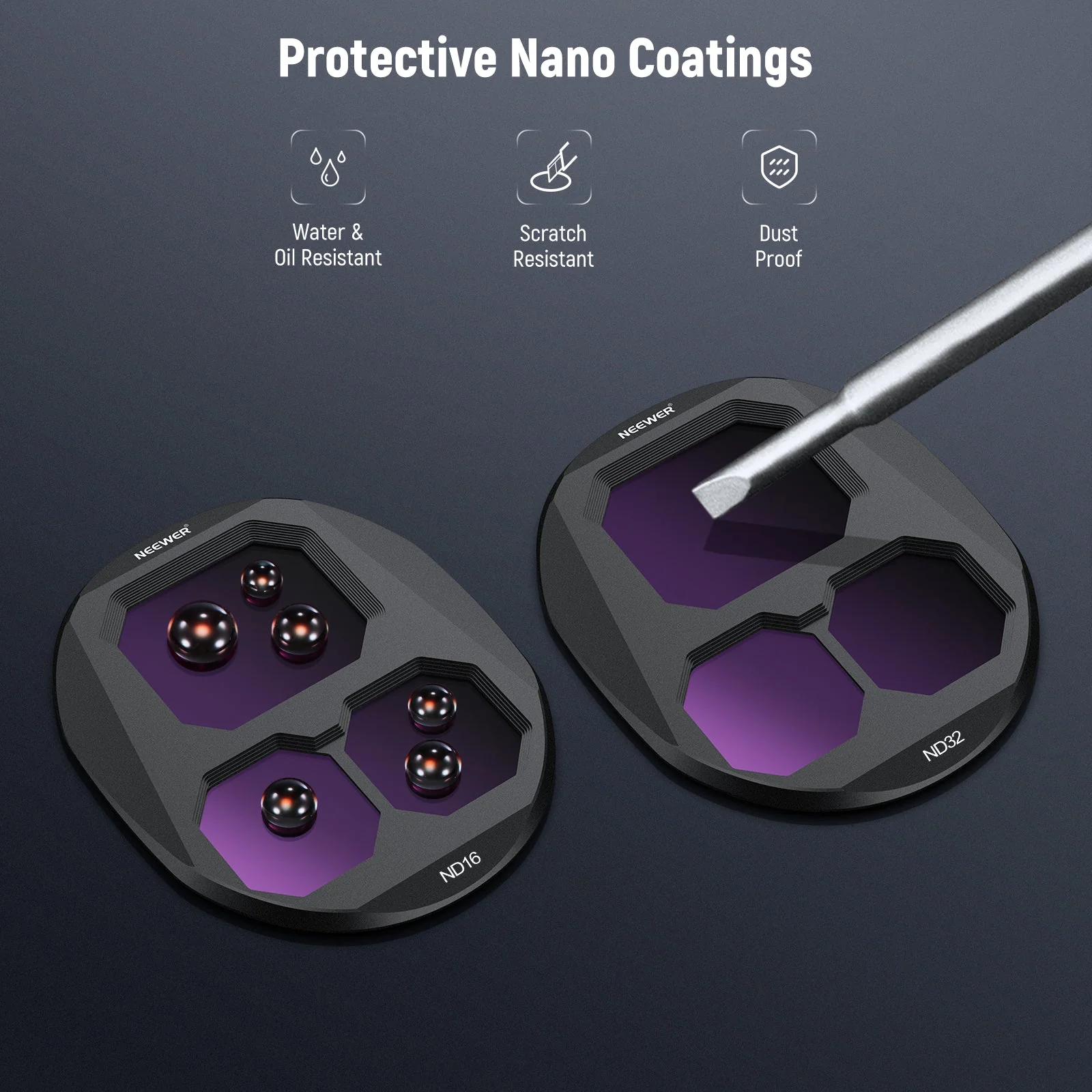 NEEWER CPL + ND Filter Set For DJI Mavic 4 Pro Drone - Image 33