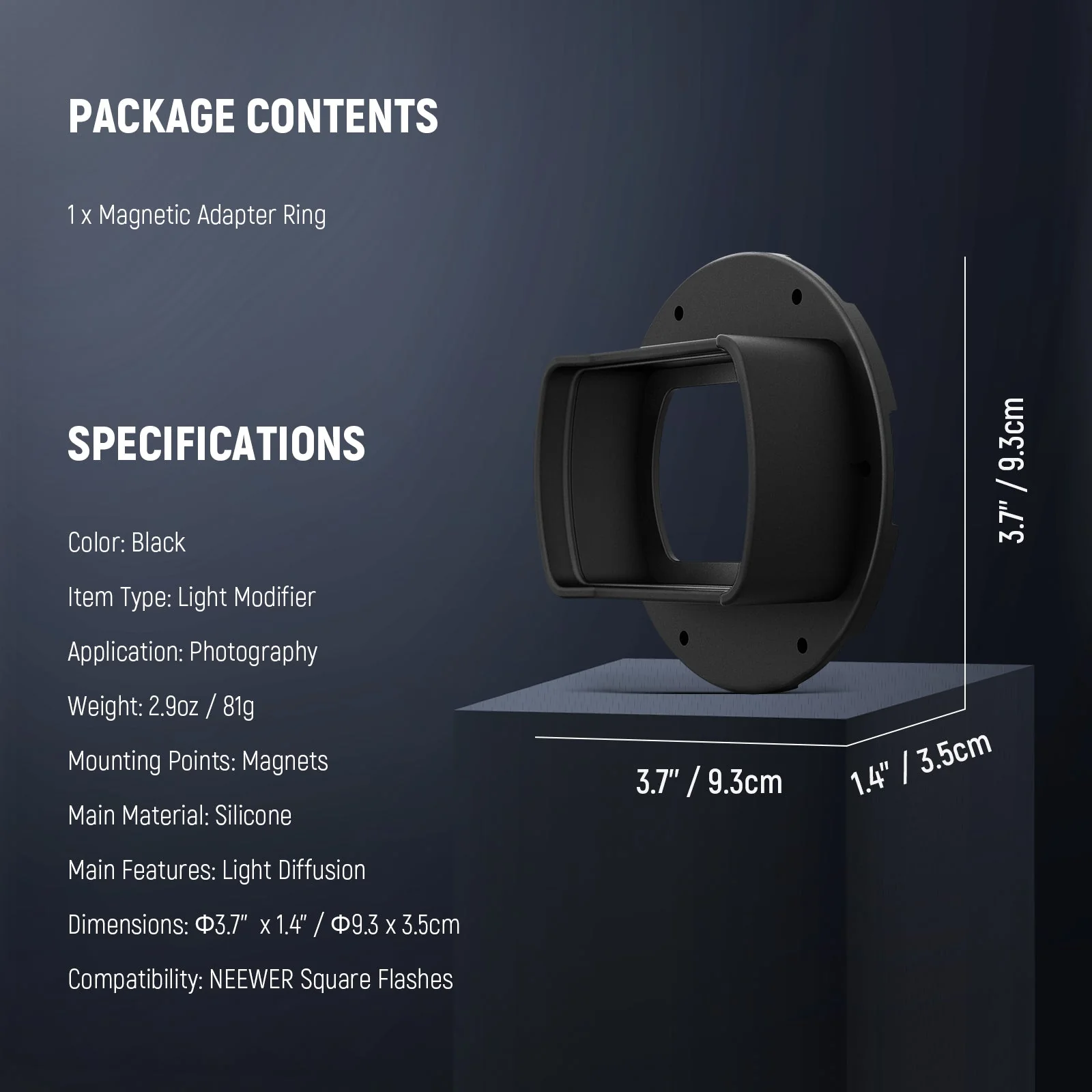 NEEWER CRS13/CRS14/CRS1 Magnetic Flash Adapter Ring - Image 14
