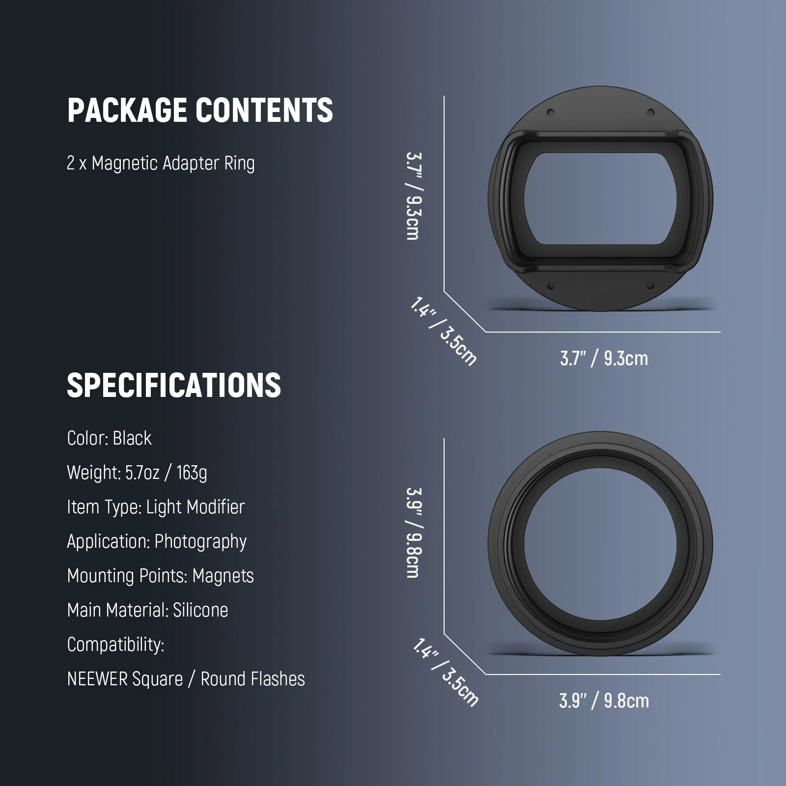 NEEWER CRS13/CRS14/CRS1 Magnetic Flash Adapter Ring - Image 21