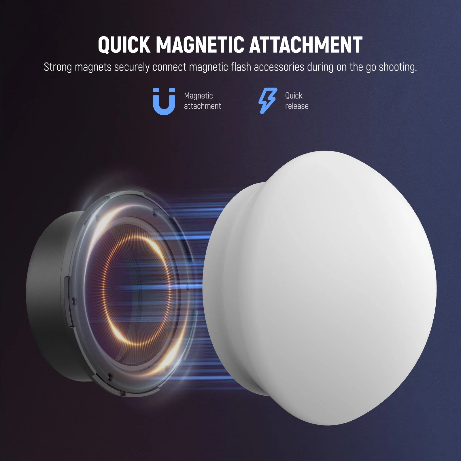 NEEWER CRS13/CRS14/CRS1 Magnetic Flash Adapter Ring - Image 3