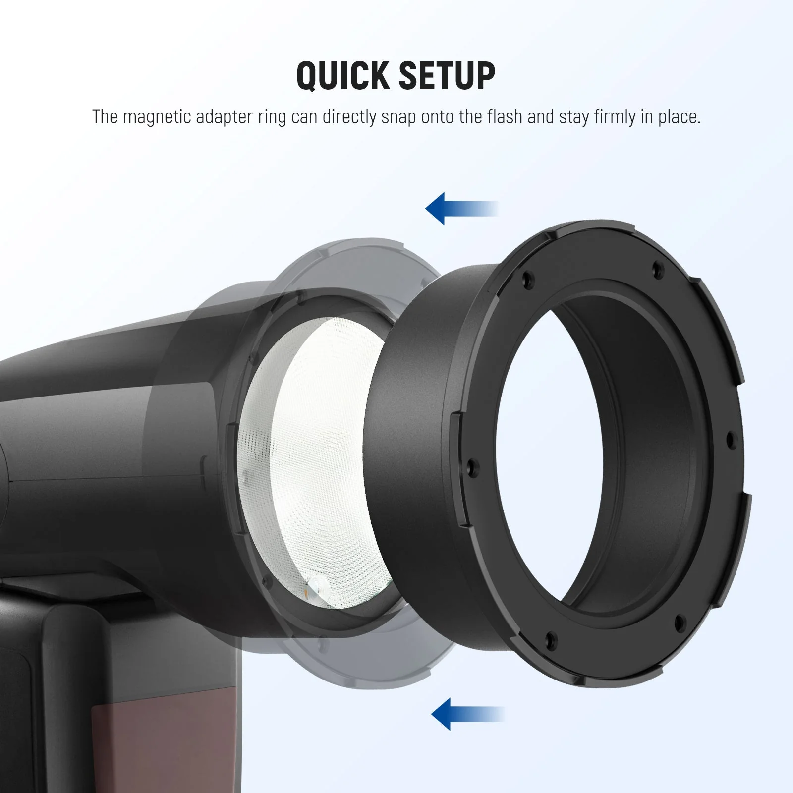 NEEWER CRS13/CRS14/CRS1 Magnetic Flash Adapter Ring - Image 4