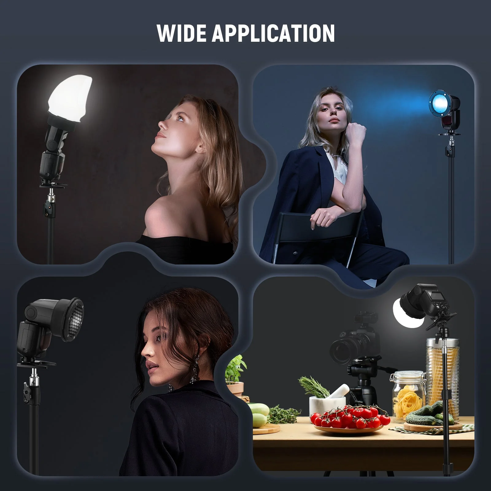 NEEWER CRS5 Flash Accessories Kit for Round Flashes - Image 8
