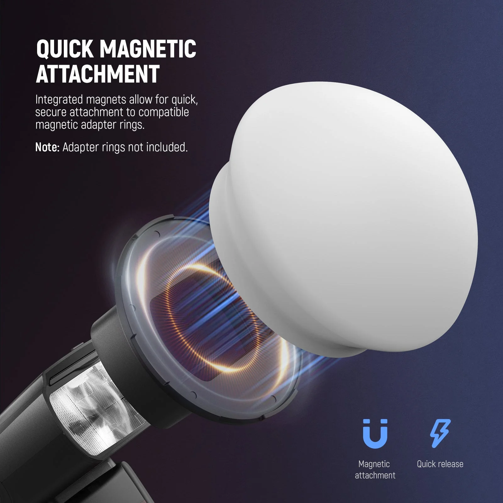 NEEWER CRS9 Silicone Flash Diffuser for NEEWER Square/Round Head Flashes - Image 5