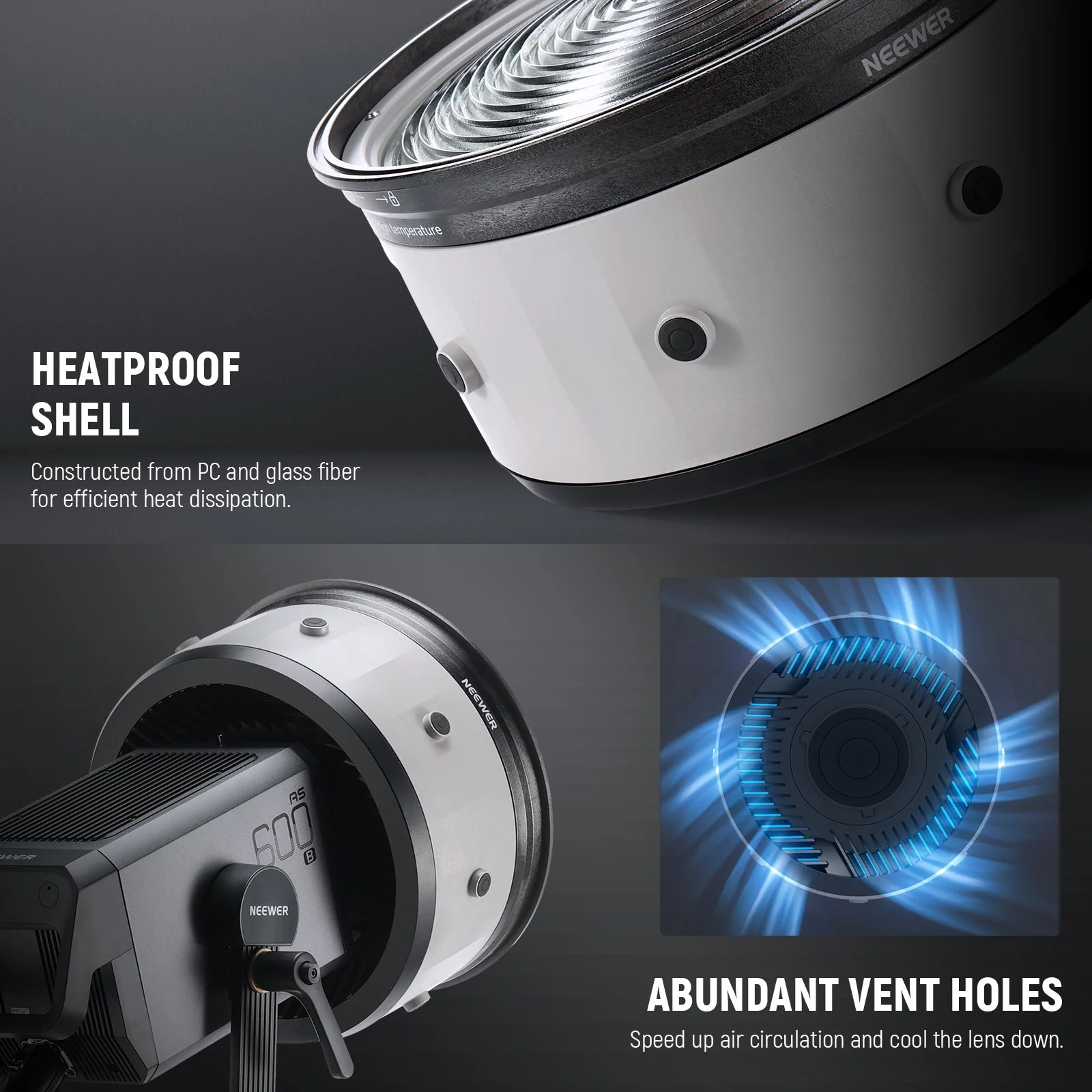 NEEWER CSF10 10" Fresnel Lens with 10-35° Beam Angle - Image 5