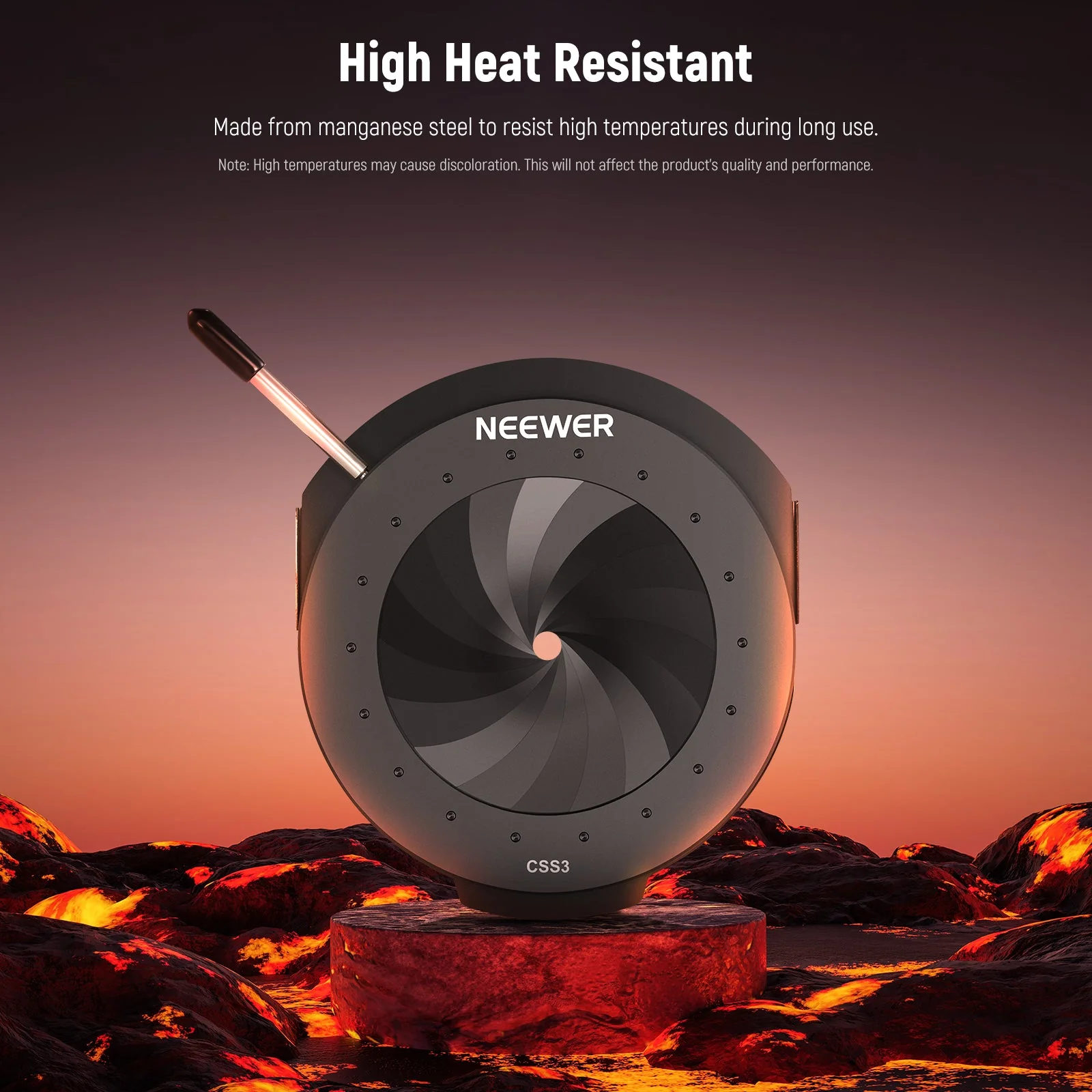 NEEWER CSS3 Spotlight Mount Iris for LS-300 Spotlight Snoot - Image 4