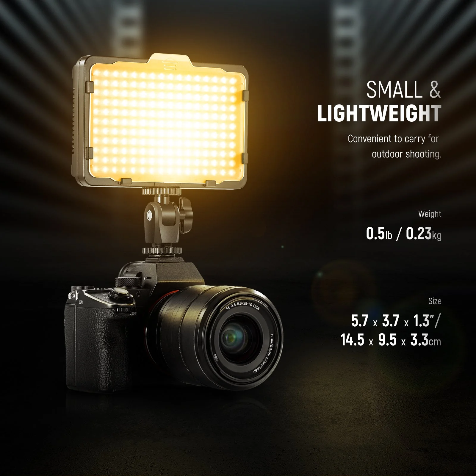 NEEWER 176 Bi-Color LED Panel Light Kit with Case - Image 2