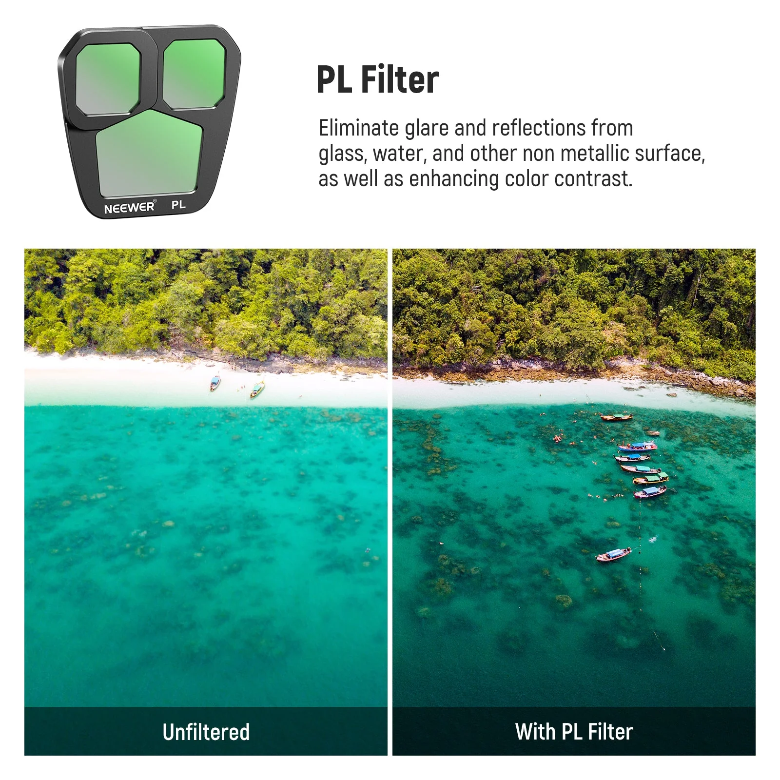 NEEWER ND Filter Set compatible with DJI Mavic 3 Pro/Pro Cine - Image 4